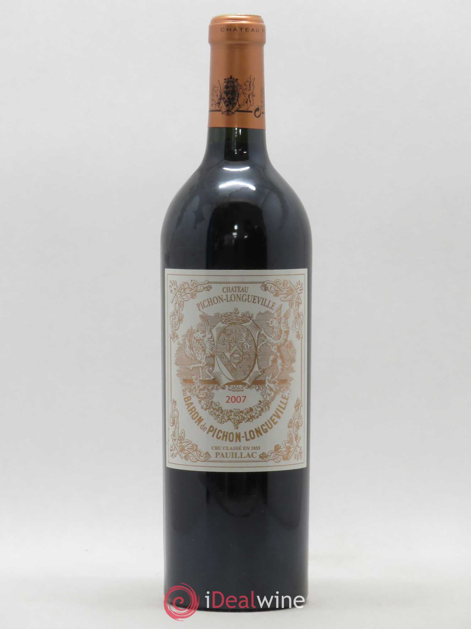 Pichon Longueville Baron 2ème Grand Cru Classé 2007 - Lot de 1 bouteille - 0