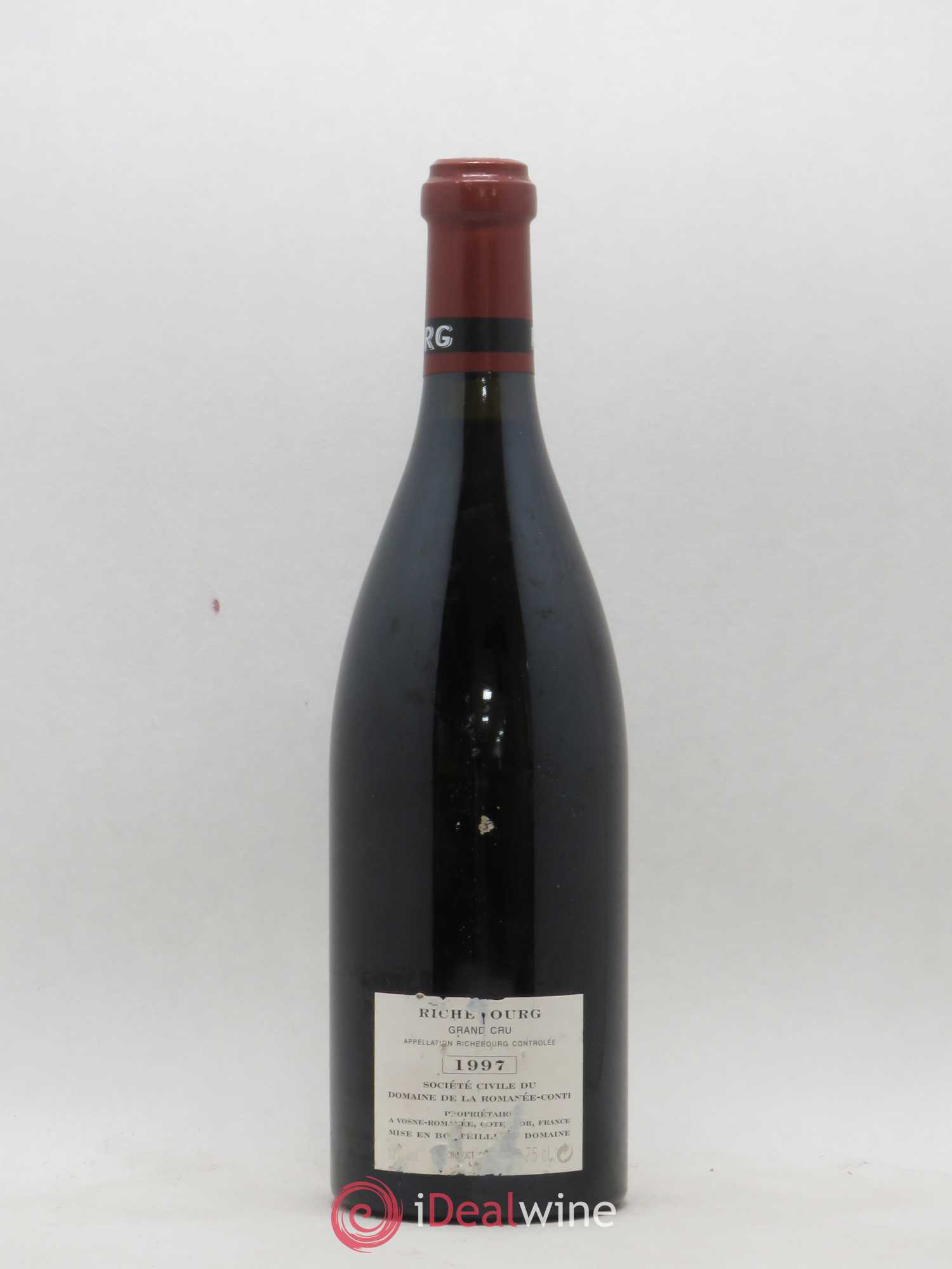 Richebourg Grand Cru Domaine de la Romanée-Conti 1997 - Lot de 1 bouteille - 1