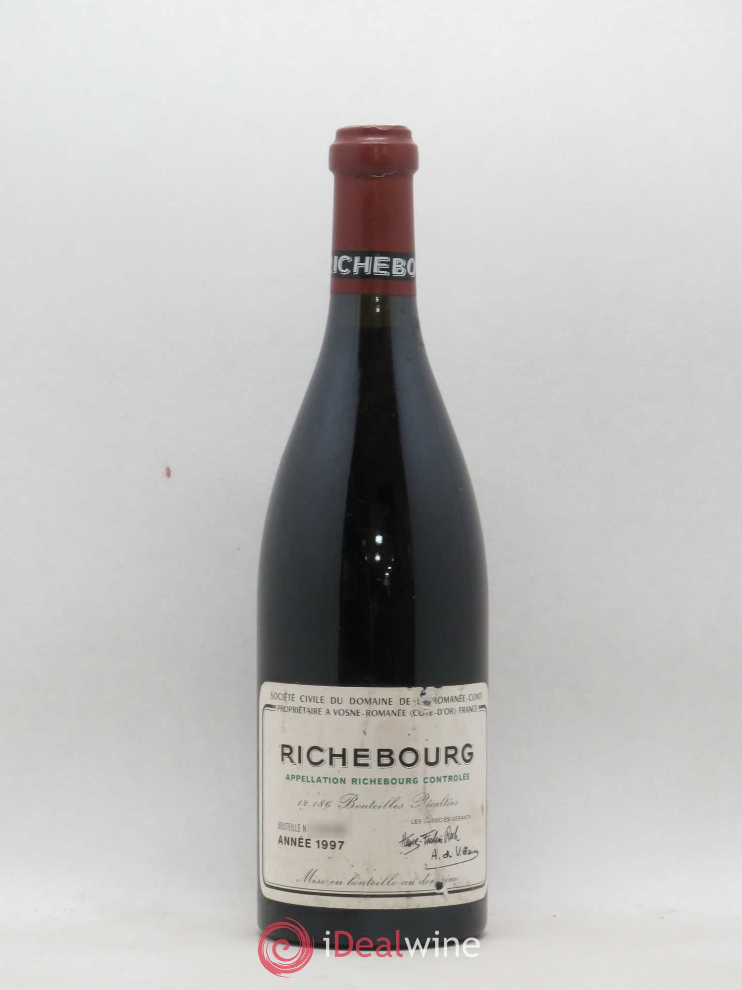 Richebourg Grand Cru Domaine de la Romanée-Conti 1997 - Lot de 1 bouteille - 0