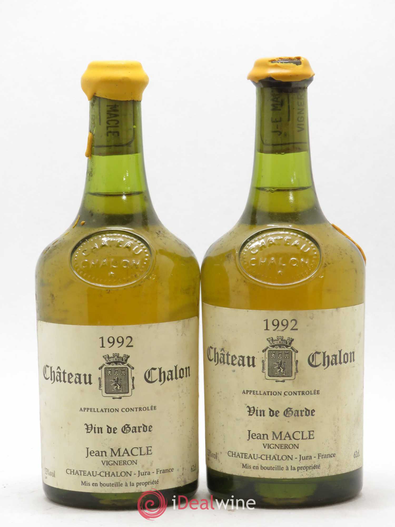 Château-Chalon Jean Macle 1992 - Lot de 2 bouteilles - 0
