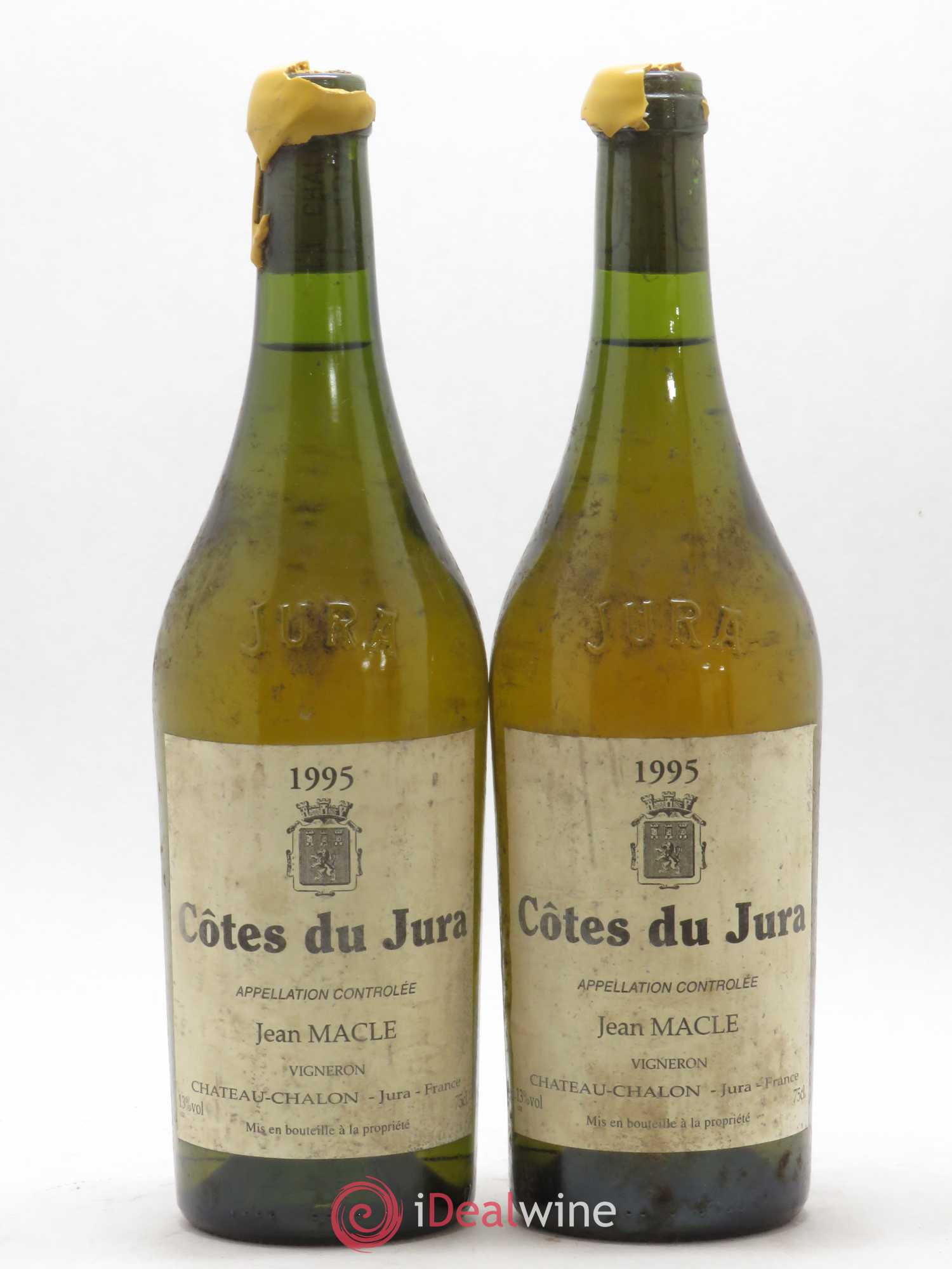 Côtes du Jura Jean Macle 1995 - Lot de 2 bouteilles - 0