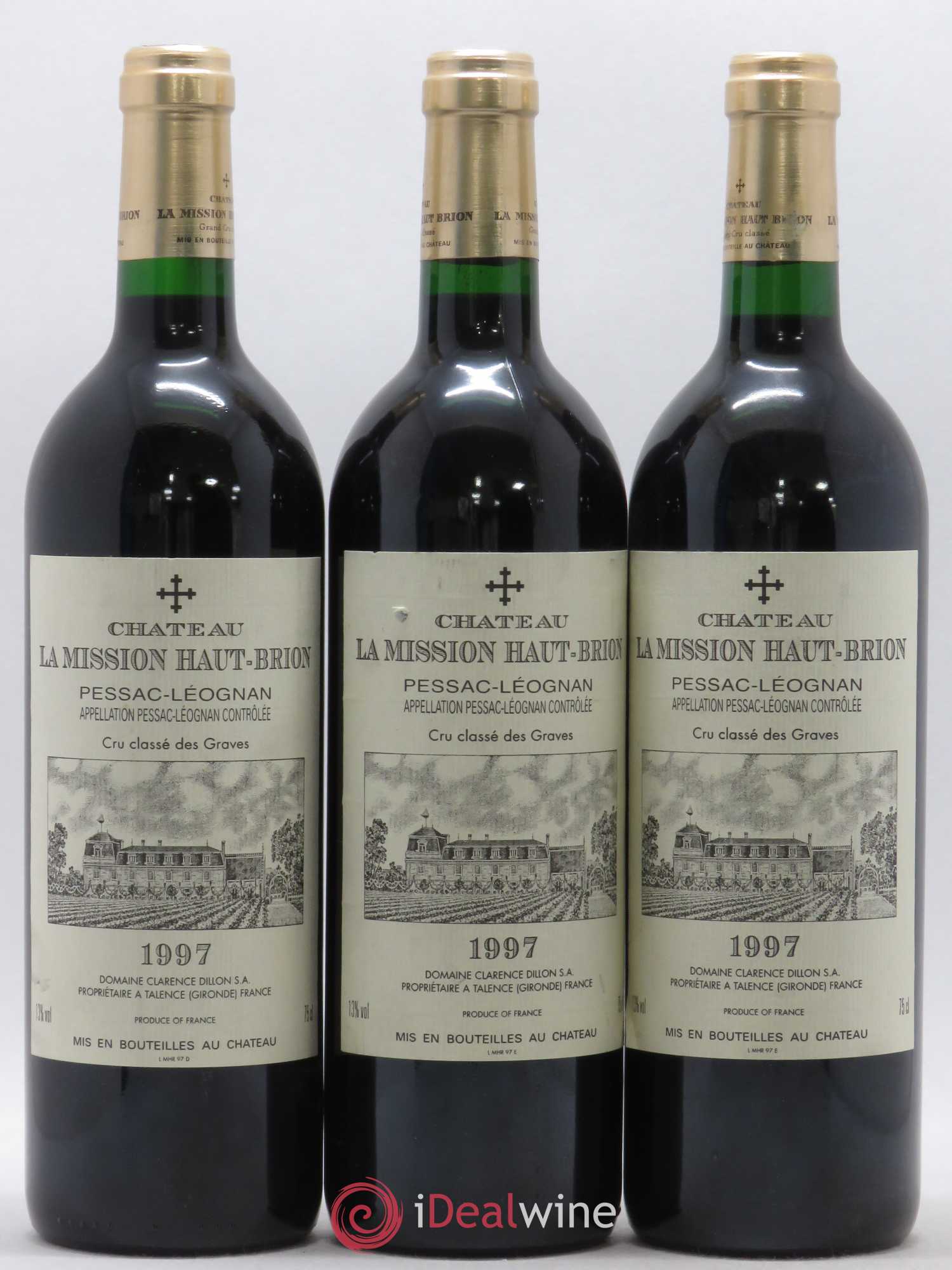 Château la Mission Haut-Brion Cru Classé de Graves 1997 - Lot de 6 bouteilles - 2