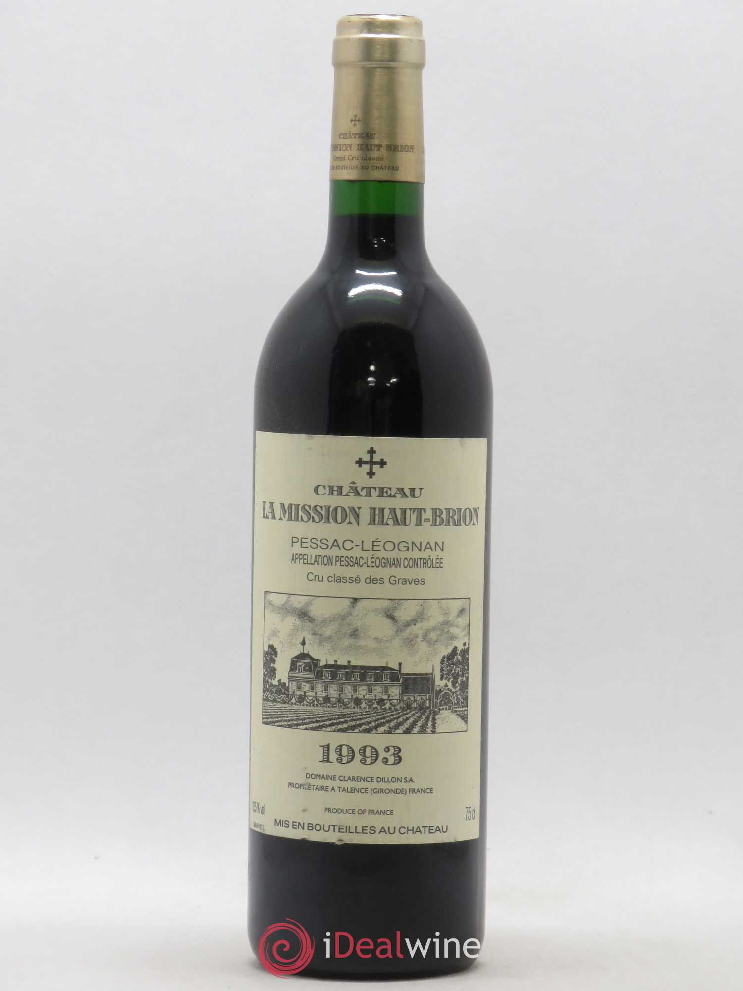 Château la Mission Haut-Brion Cru Classé de Graves 1993 - Lot de 1 bouteille - 0