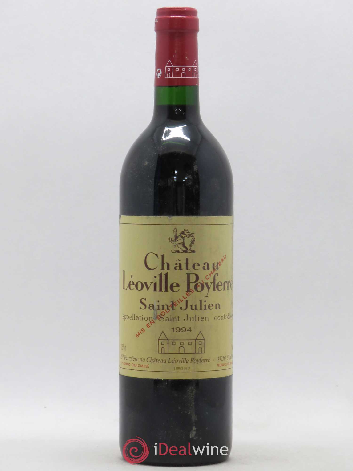 Château Léoville Poyferré 2ème Grand Cru Classé 1994 - Lot de 1 bouteille - 0
