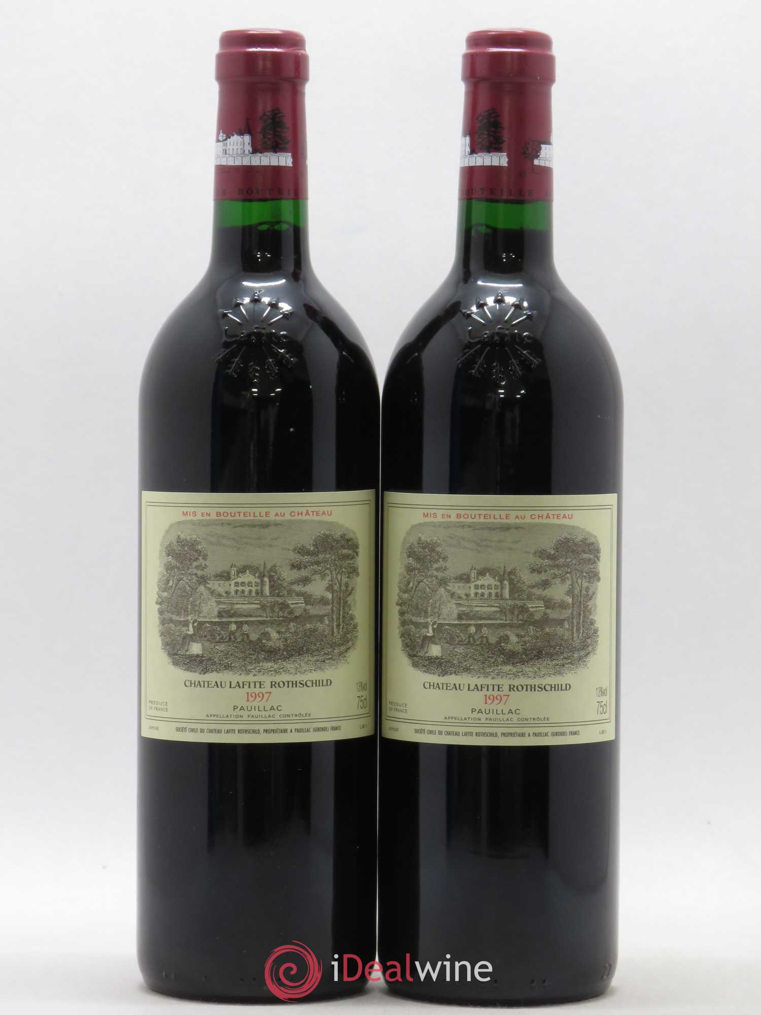 Château Lafite Rothschild 1er Grand Cru Classé 1997 - Lot de 2 bouteilles - 0