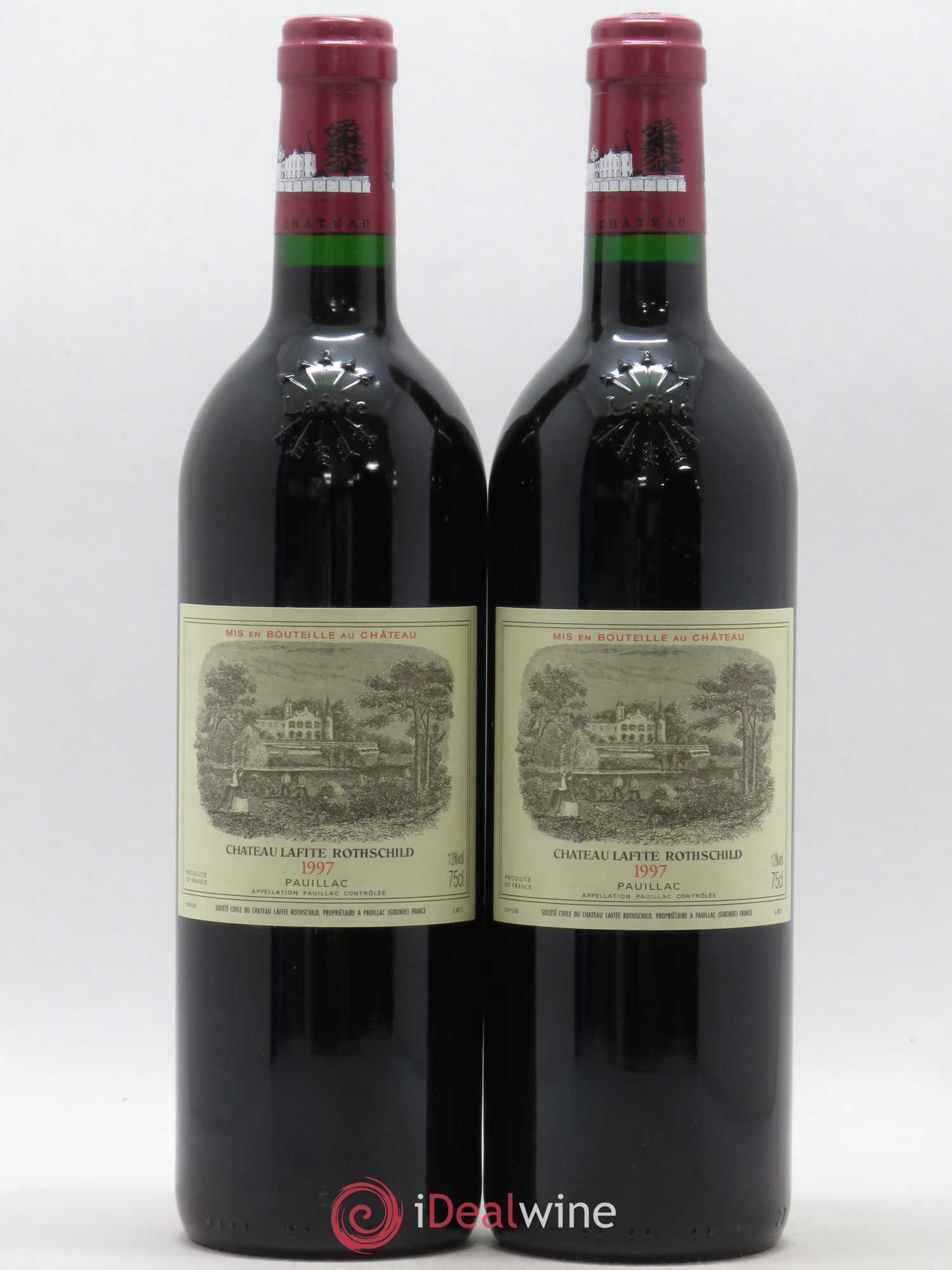 Château Lafite Rothschild 1er Grand Cru Classé 1997 - Lot de 2 bouteilles - 0