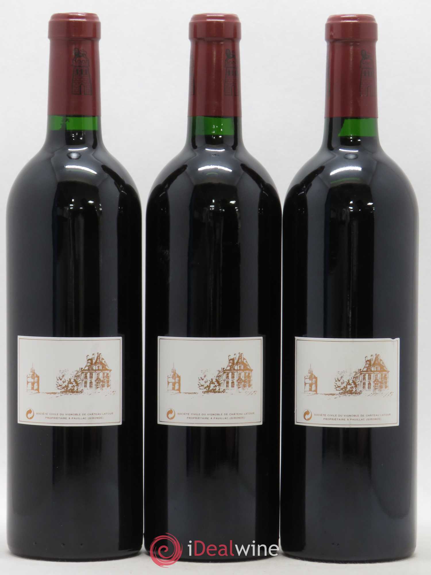Château Latour 1er Grand Cru Classé 1997 - Lot de 3 bouteilles - 1