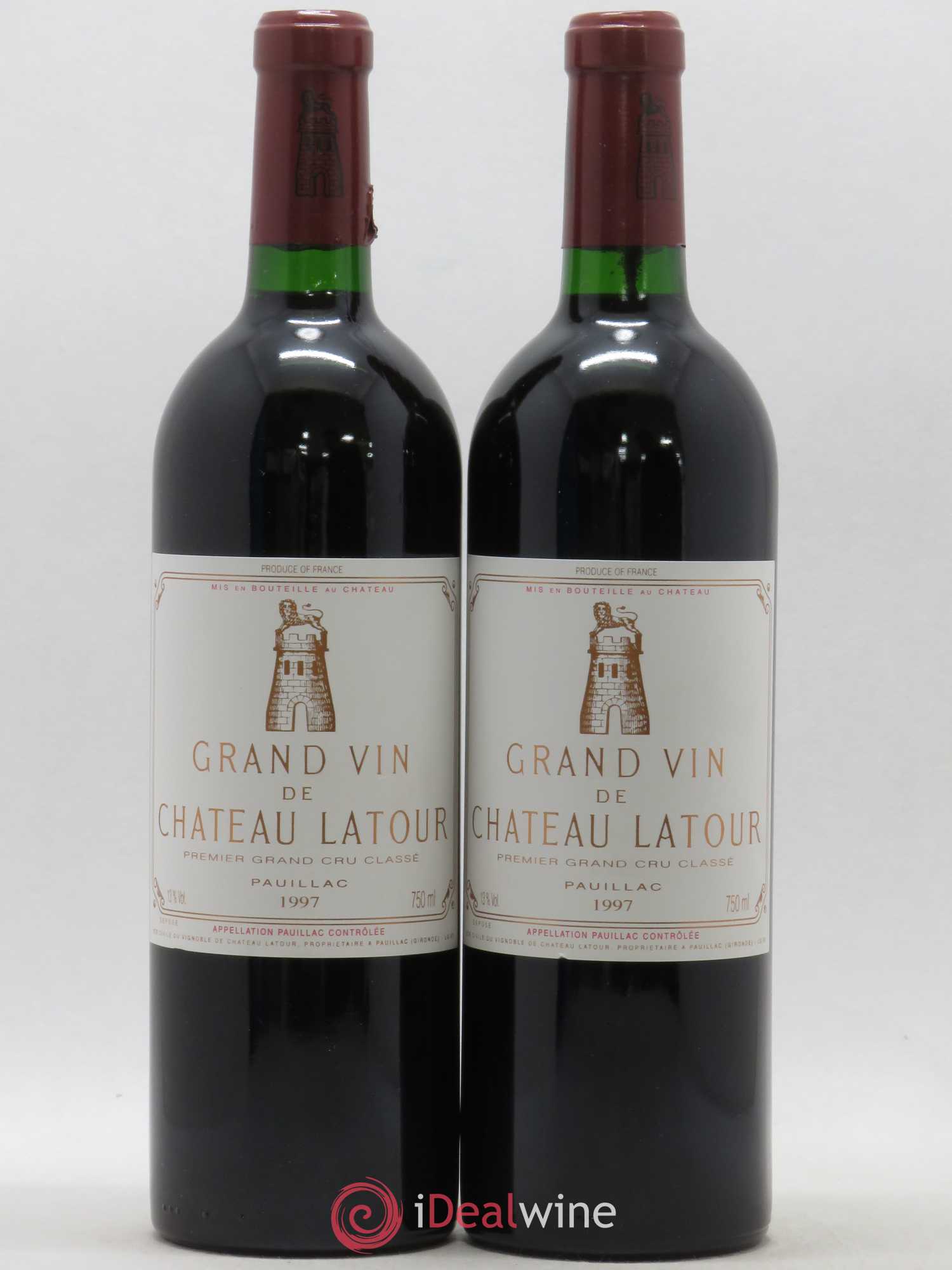 Château Latour 1er Grand Cru Classé 1997 - Lot de 2 bouteilles - 0