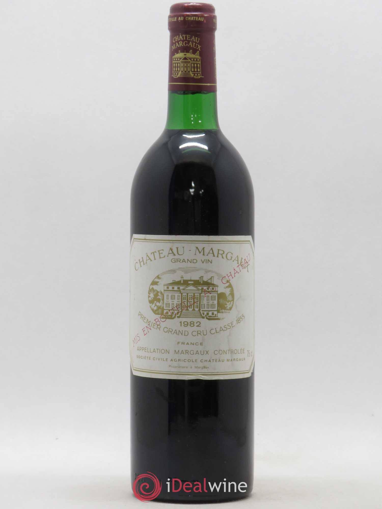 Château Margaux 1er Grand Cru Classé 1982 - Lot de 1 bouteille - 0