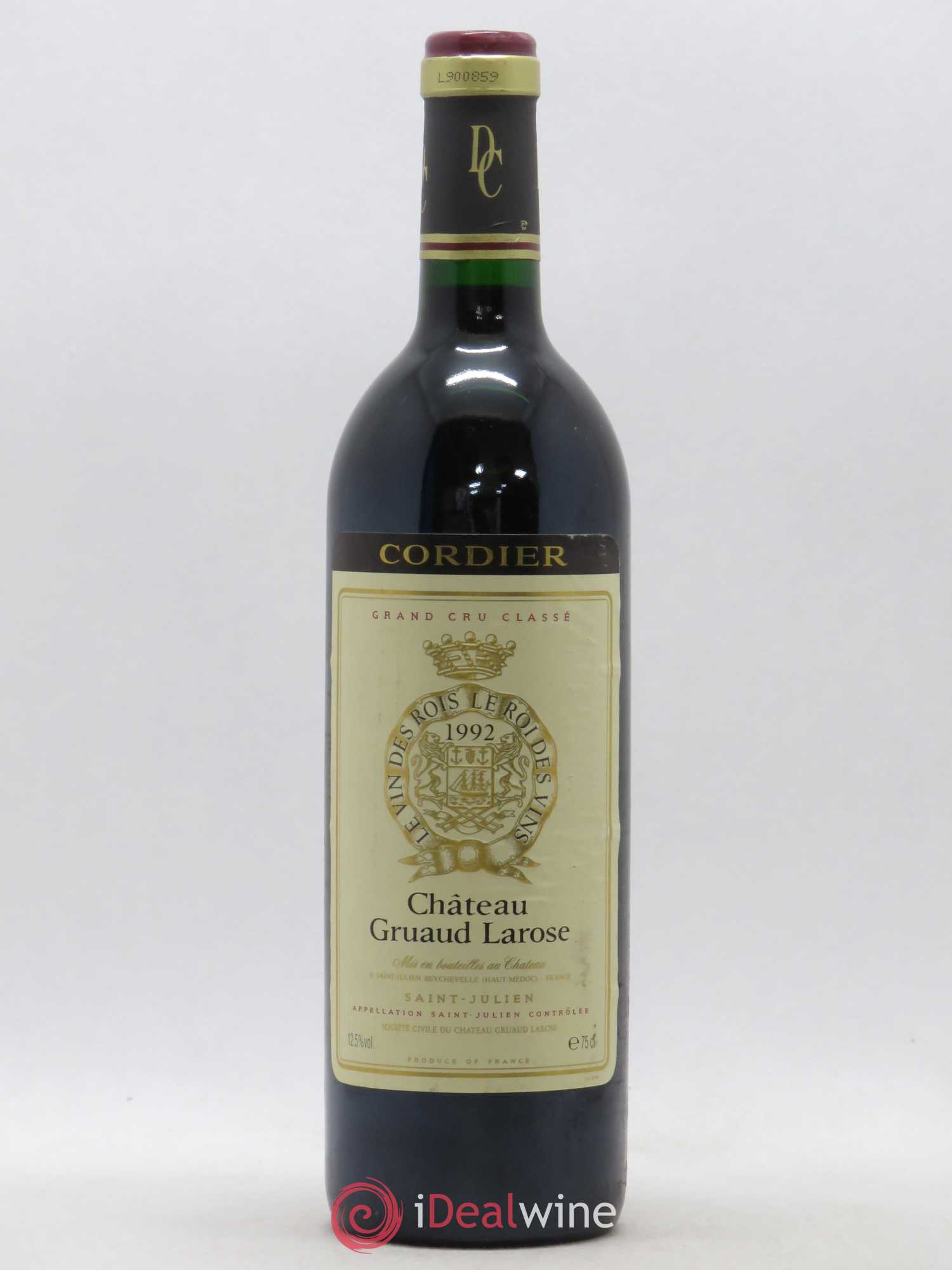 Château Gruaud Larose 2ème Grand Cru Classé 1992 - Lot de 1 bouteille - 0
