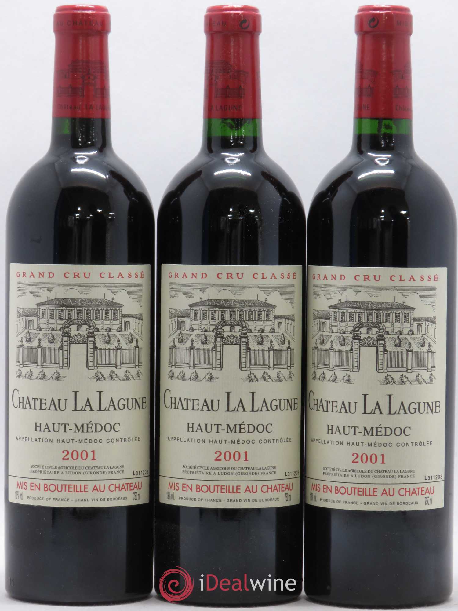 Château la Lagune 3ème Grand Cru Classé 2001 - Lot de 12 bouteilles - 2