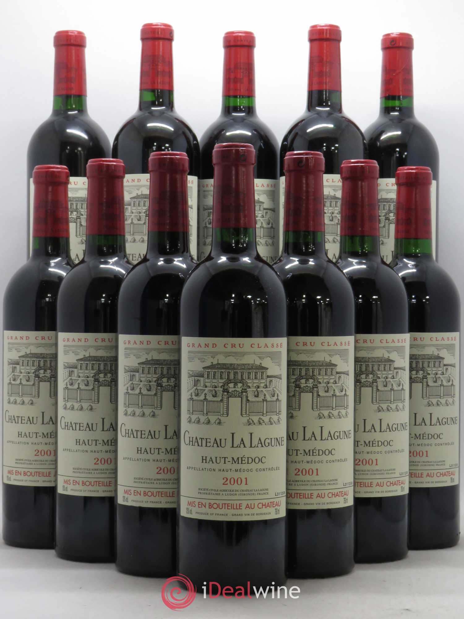 Château la Lagune 3ème Grand Cru Classé 2001 - Lot de 12 bouteilles - 0