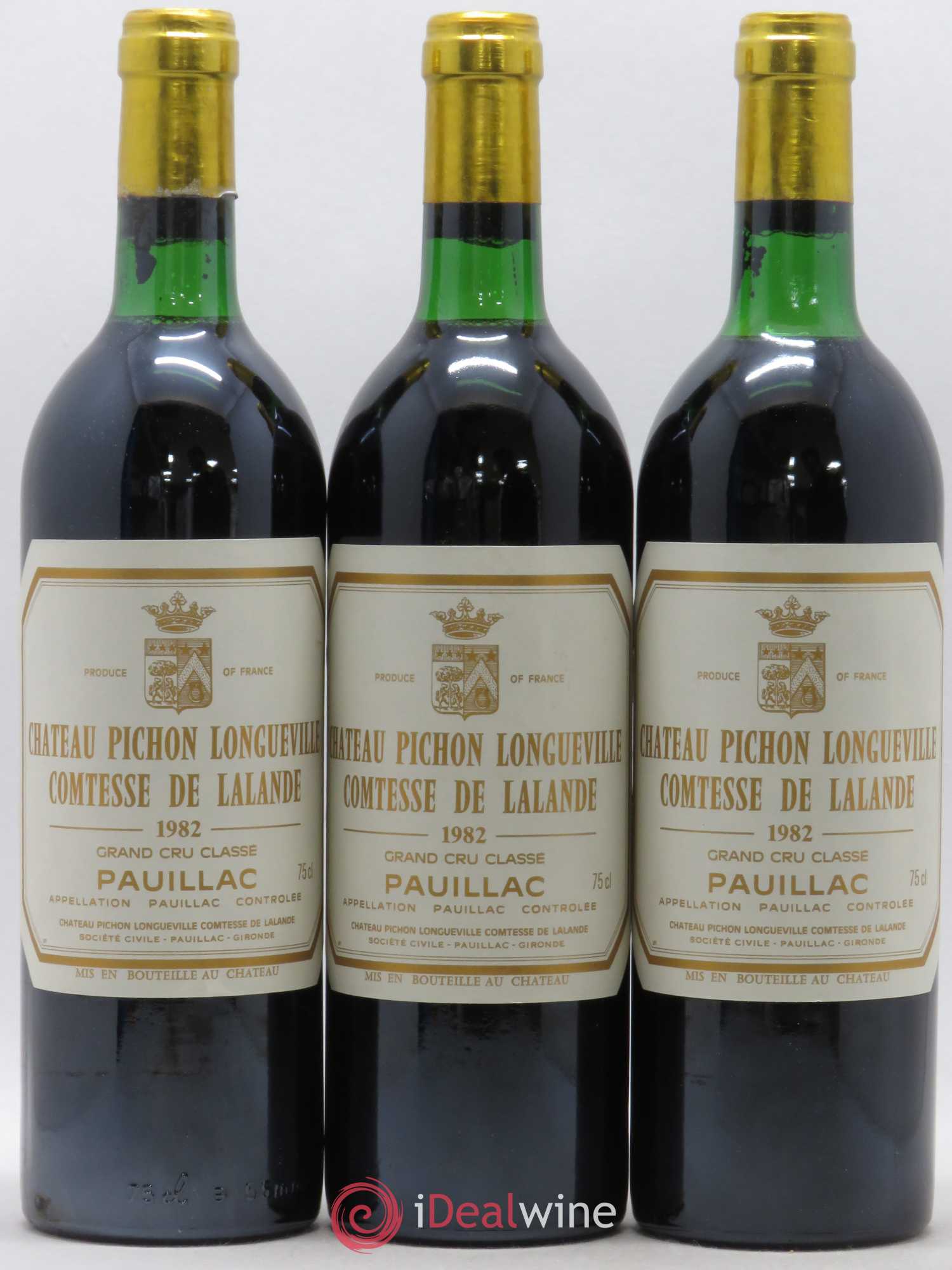 Château Pichon Longueville Comtesse de Lalande 2ème Grand Cru Classé 1982 - Lot de 12 bouteilles - 3