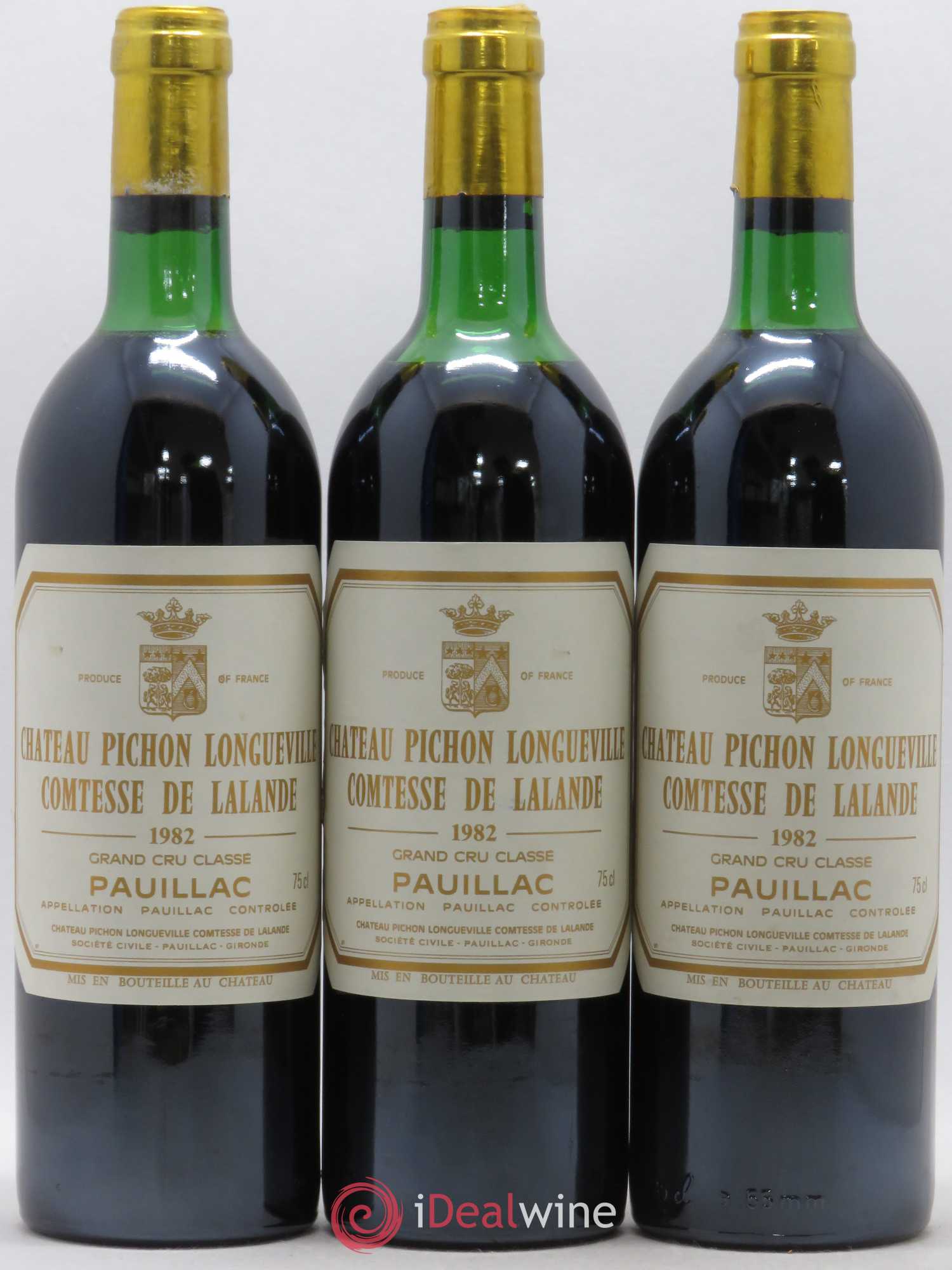 Château Pichon Longueville Comtesse de Lalande 2ème Grand Cru Classé 1982 - Lot de 12 bouteilles - 4