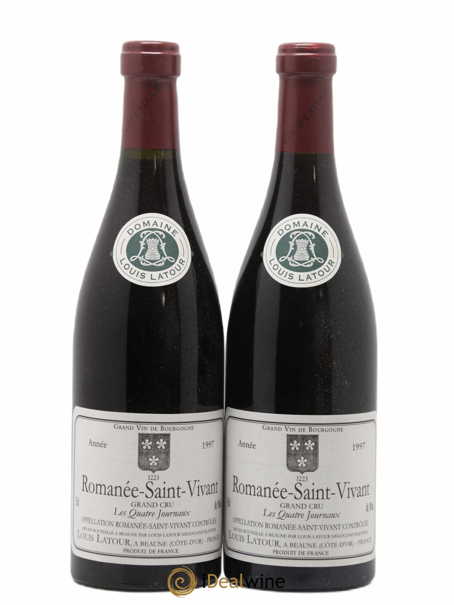 Romanée-Saint-Vivant Grand Cru Les Quatre Journaux Louis Latour 1997 - Lot de 2 bouteilles - 0