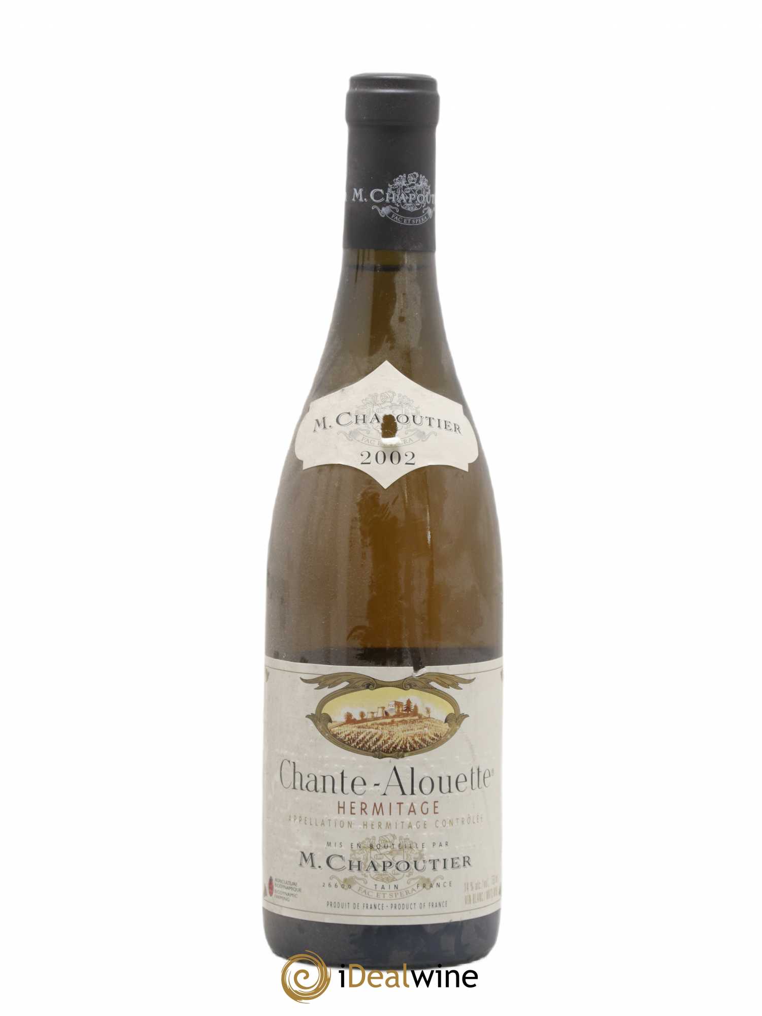 Hermitage Chante Alouette Chapoutier 2002 - Lot de 1 bouteille - 0