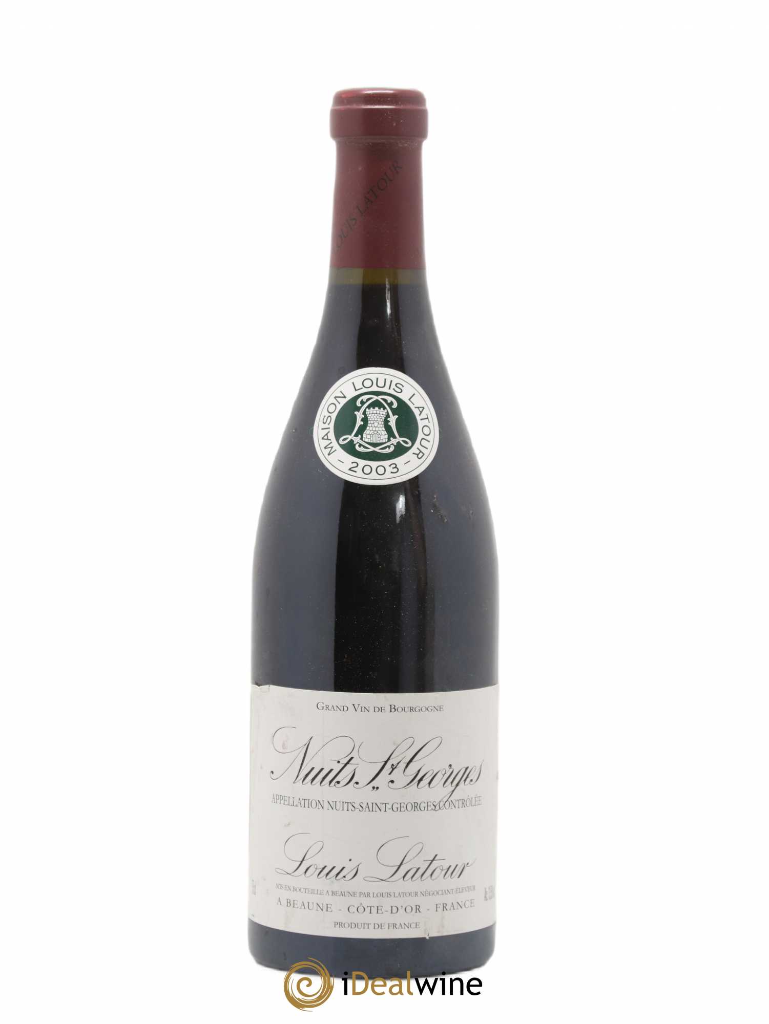 Nuits-Saint-Georges Louis Latour 2003 - Lot de 1 bouteille - 0