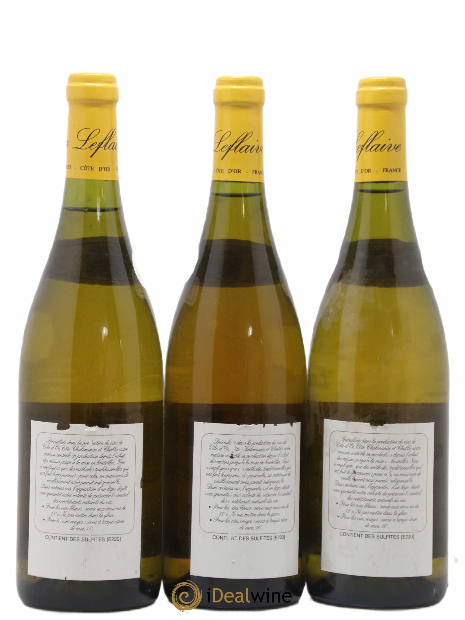 Puligny-Montrachet Olivier Leflaive 2002 - Lot de 3 bouteilles - 1