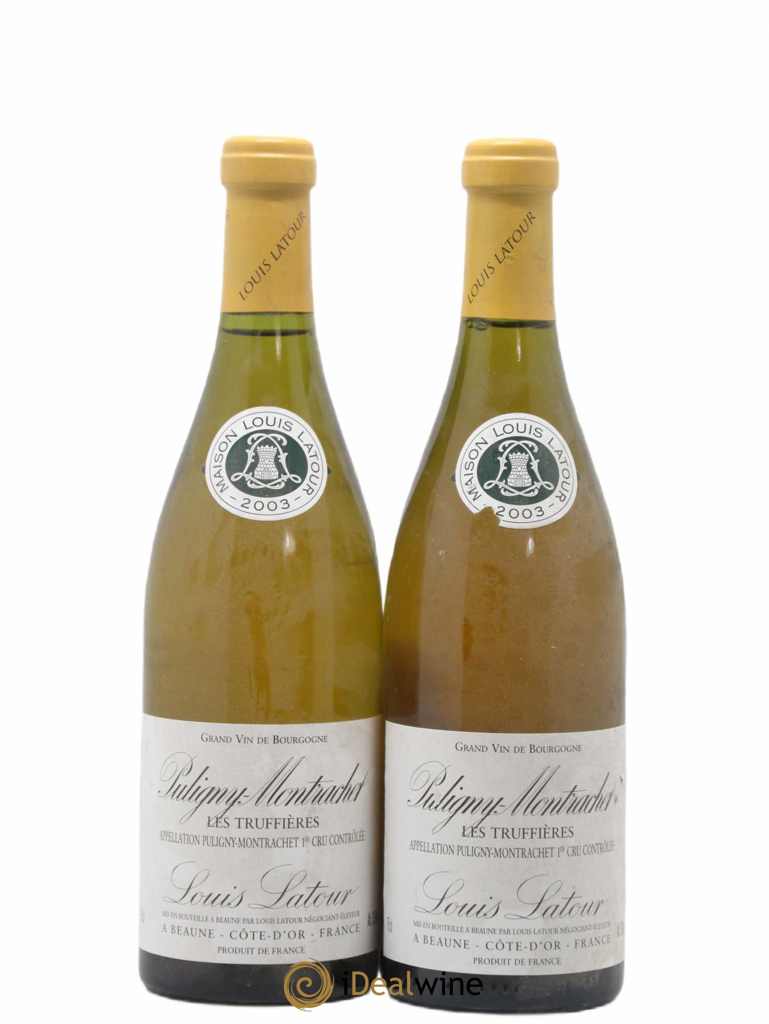 Puligny-Montrachet 1er Cru Les Truffieres Louis Latour 2003 - Posten von 2 Flaschen - 0