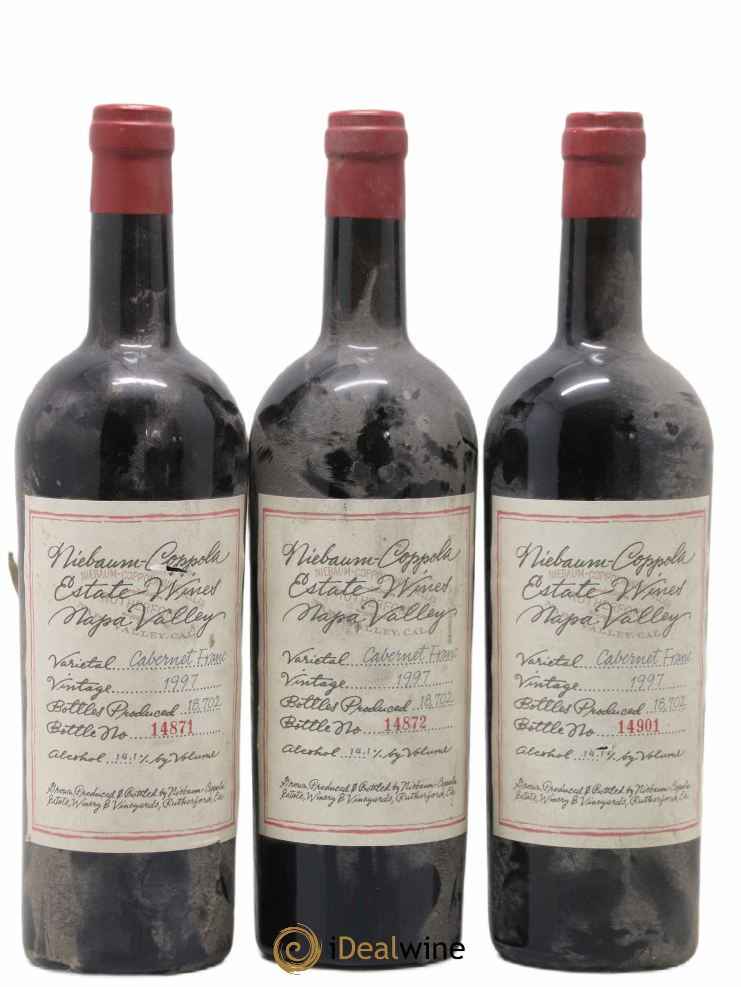 USA Napa Valley Niebaum-Coppola Estate 1997 - Posten von 3 Flaschen - 0