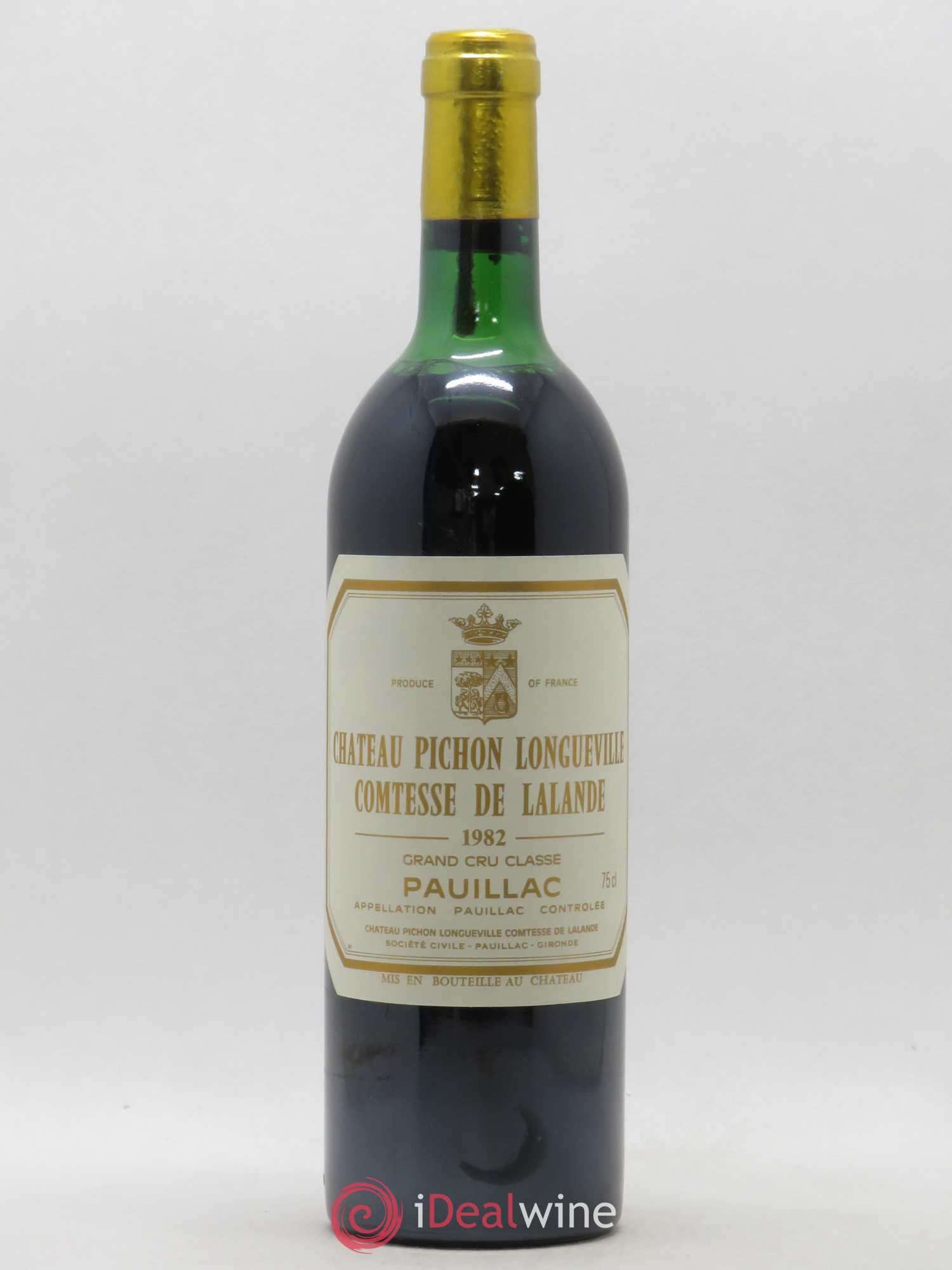 Château Pichon Longueville Comtesse de Lalande 2ème Grand Cru Classé 1982 - Lot de 1 bouteille - 0