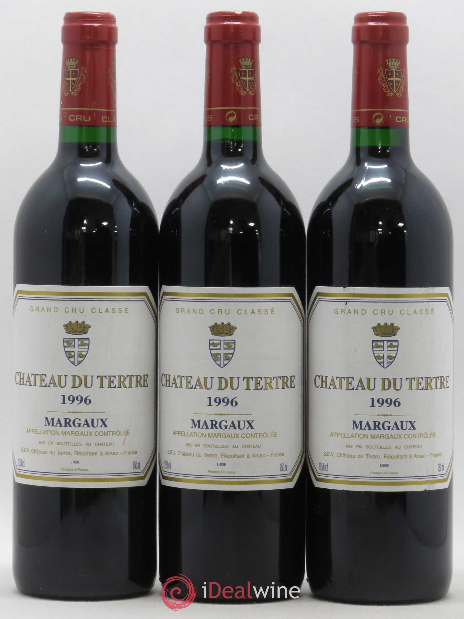 Château du Tertre 5ème Grand Cru Classé 1996 - Lot de 6 bouteilles - 2