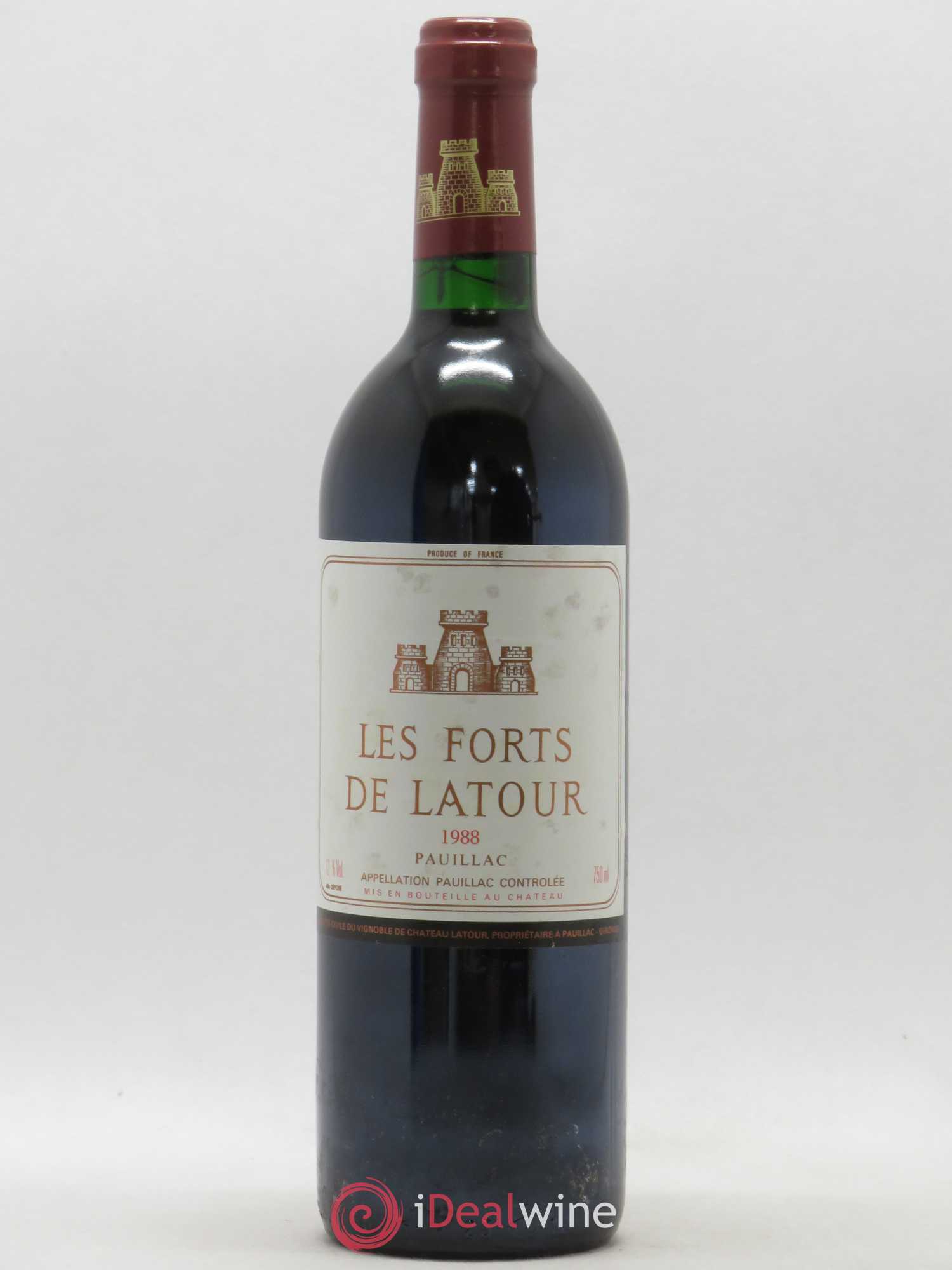 Les Forts de Latour Second Vin 1988 - Lot de 1 bouteille - 0