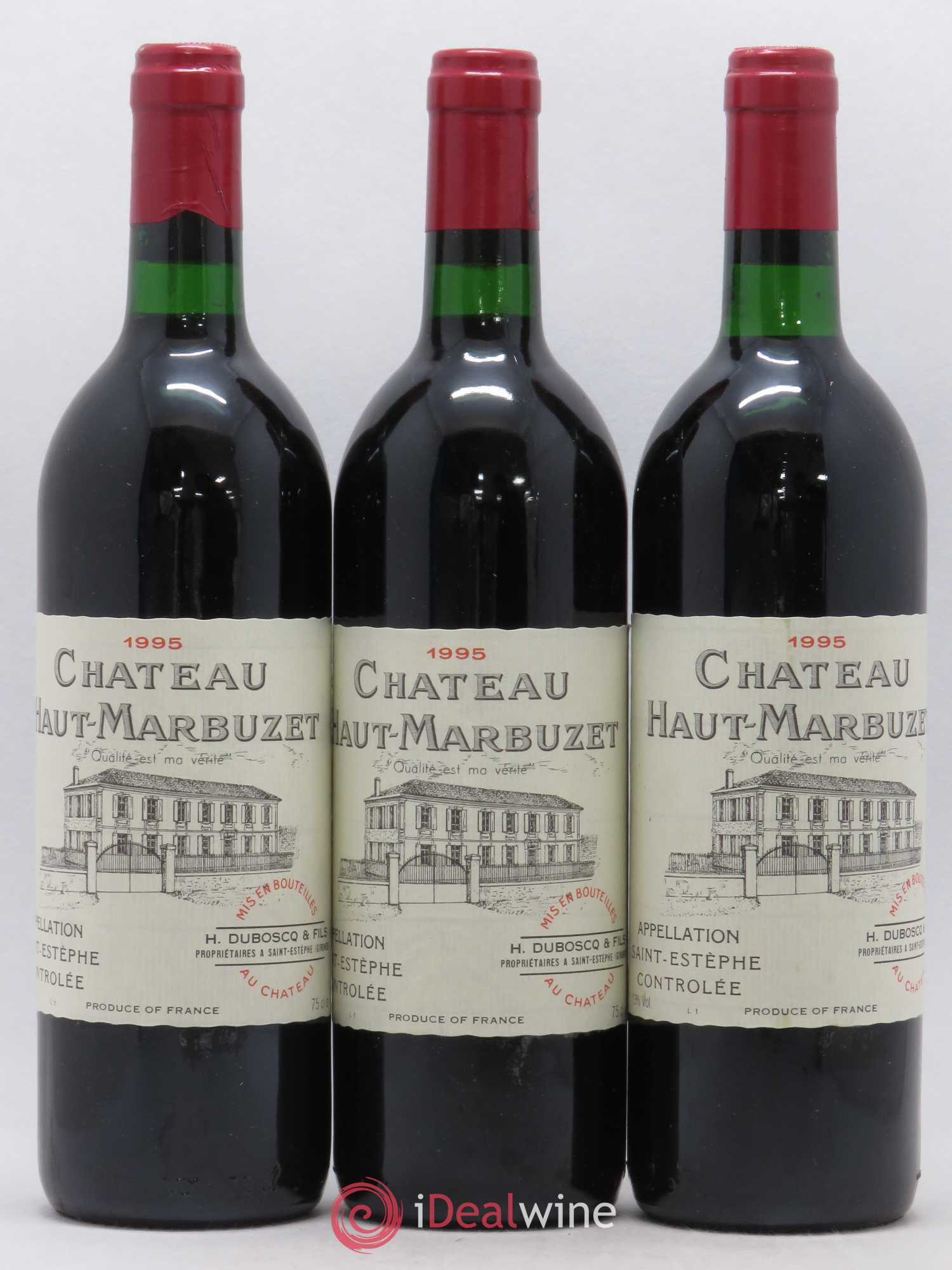 Château Haut Marbuzet 1995 - Lot de 6 bouteilles - 2