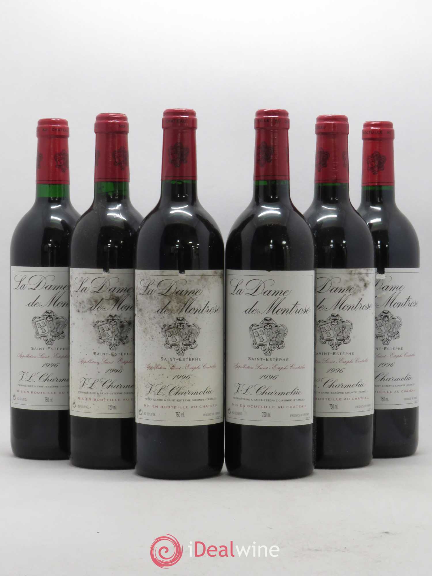La Dame de Montrose Second Vin 1996 - Lot de 6 bouteilles - 0