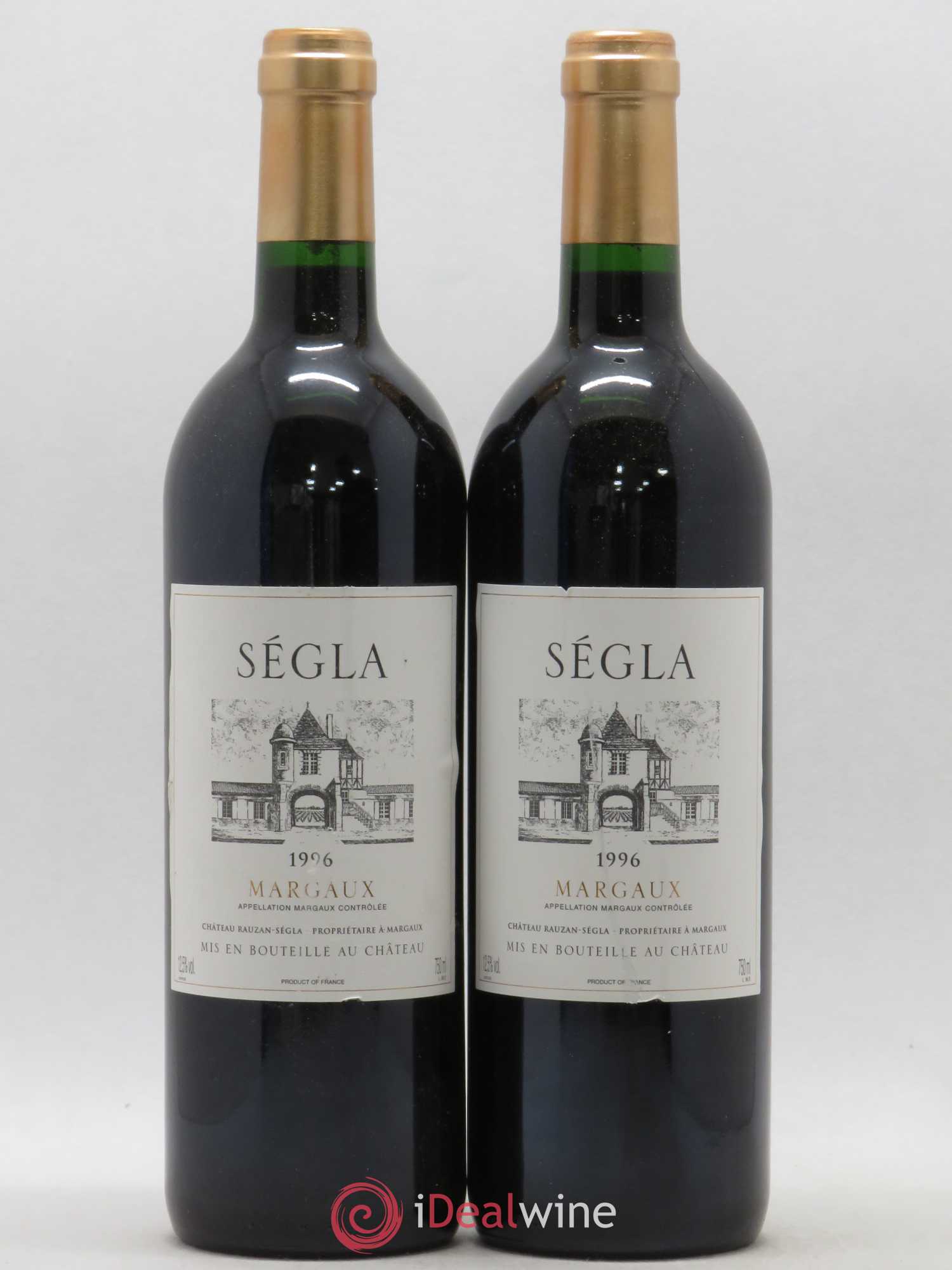 Ségla de Rauzan-Ségla 1996 - Posten von 2 Flaschen - 0