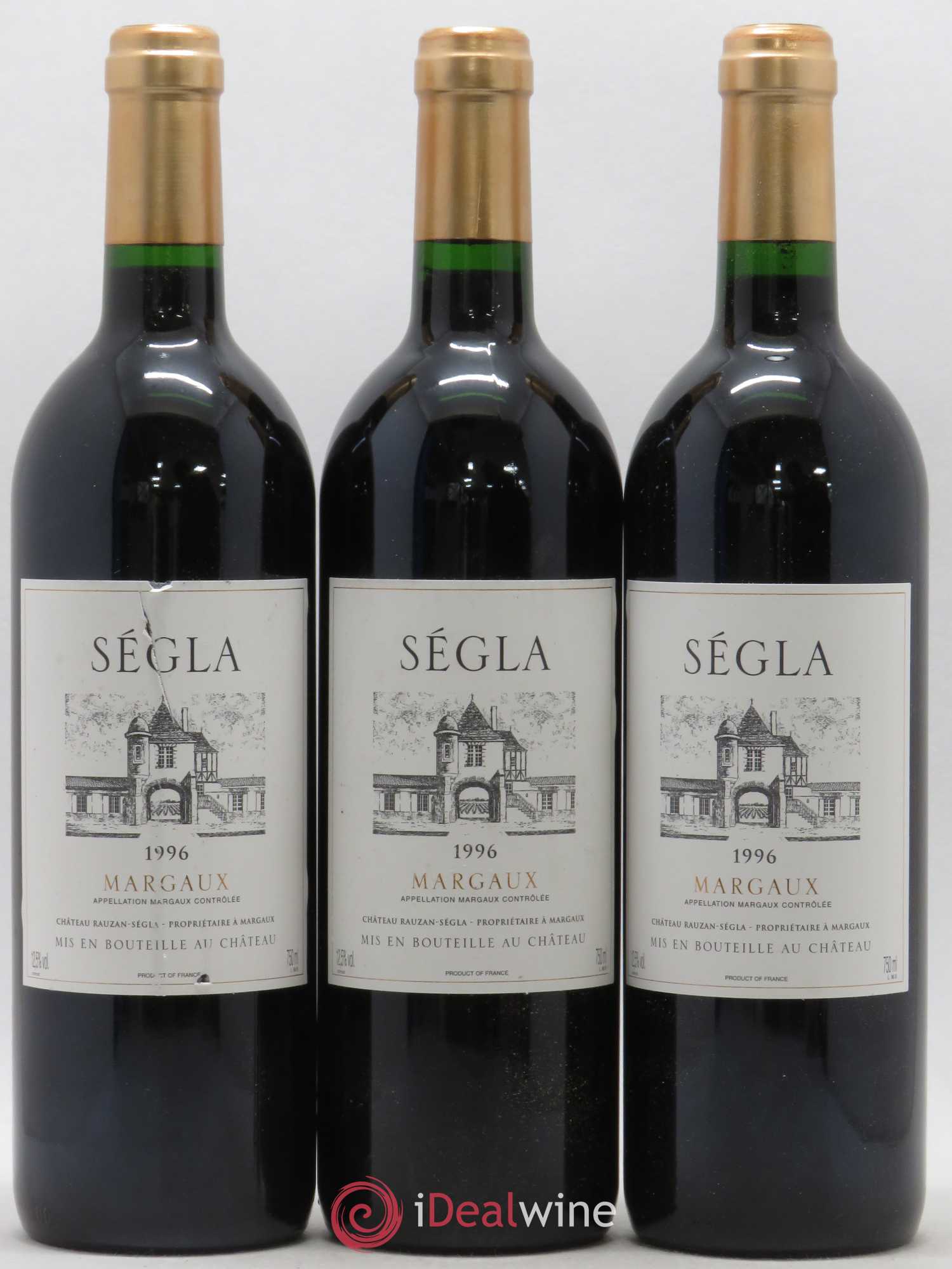 Ségla de Rauzan-Ségla 1996 - Lot de 6 bouteilles - 1