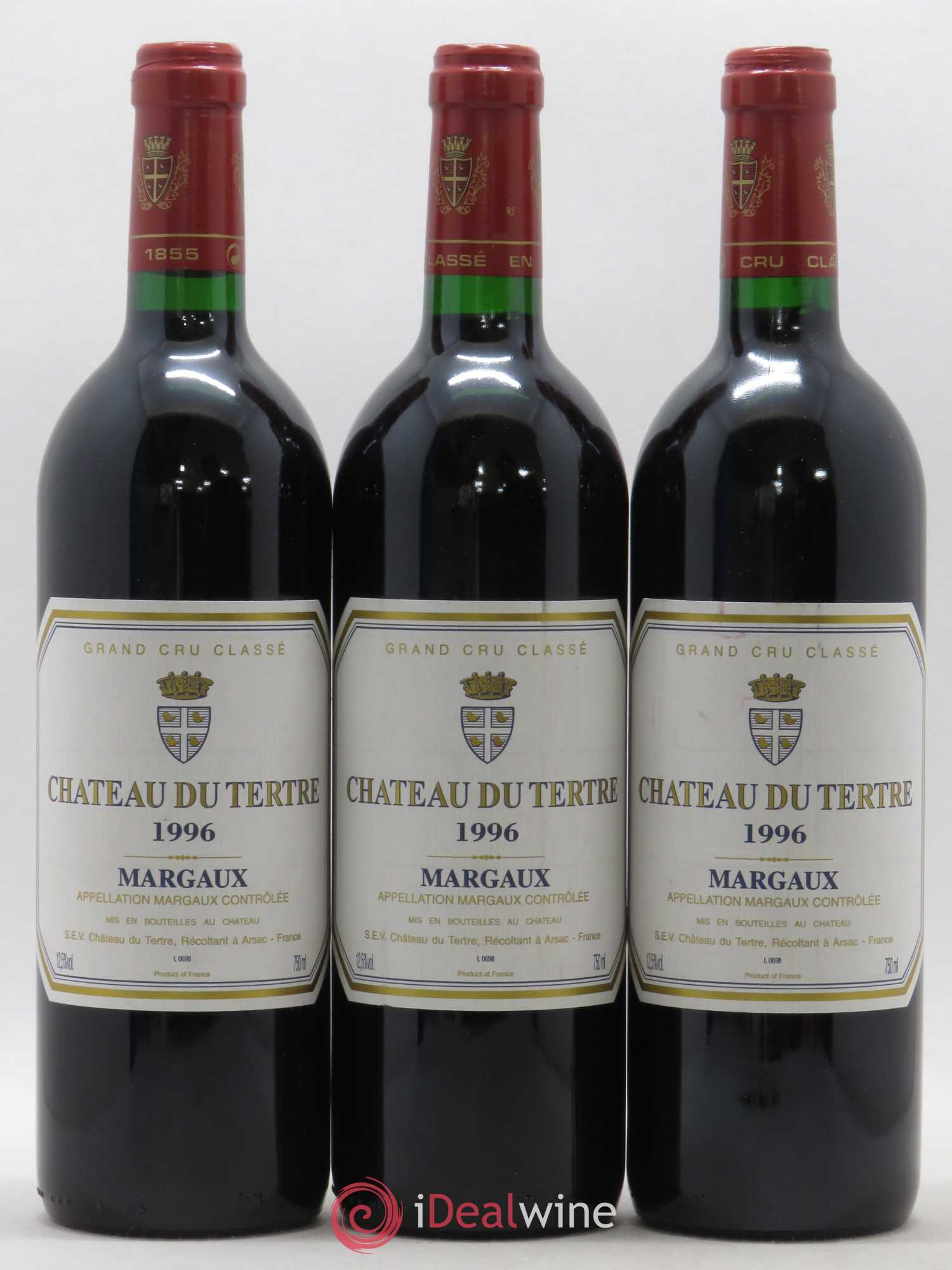 Château du Tertre 5ème Grand Cru Classé 1996 - Lot de 6 bouteilles - 2