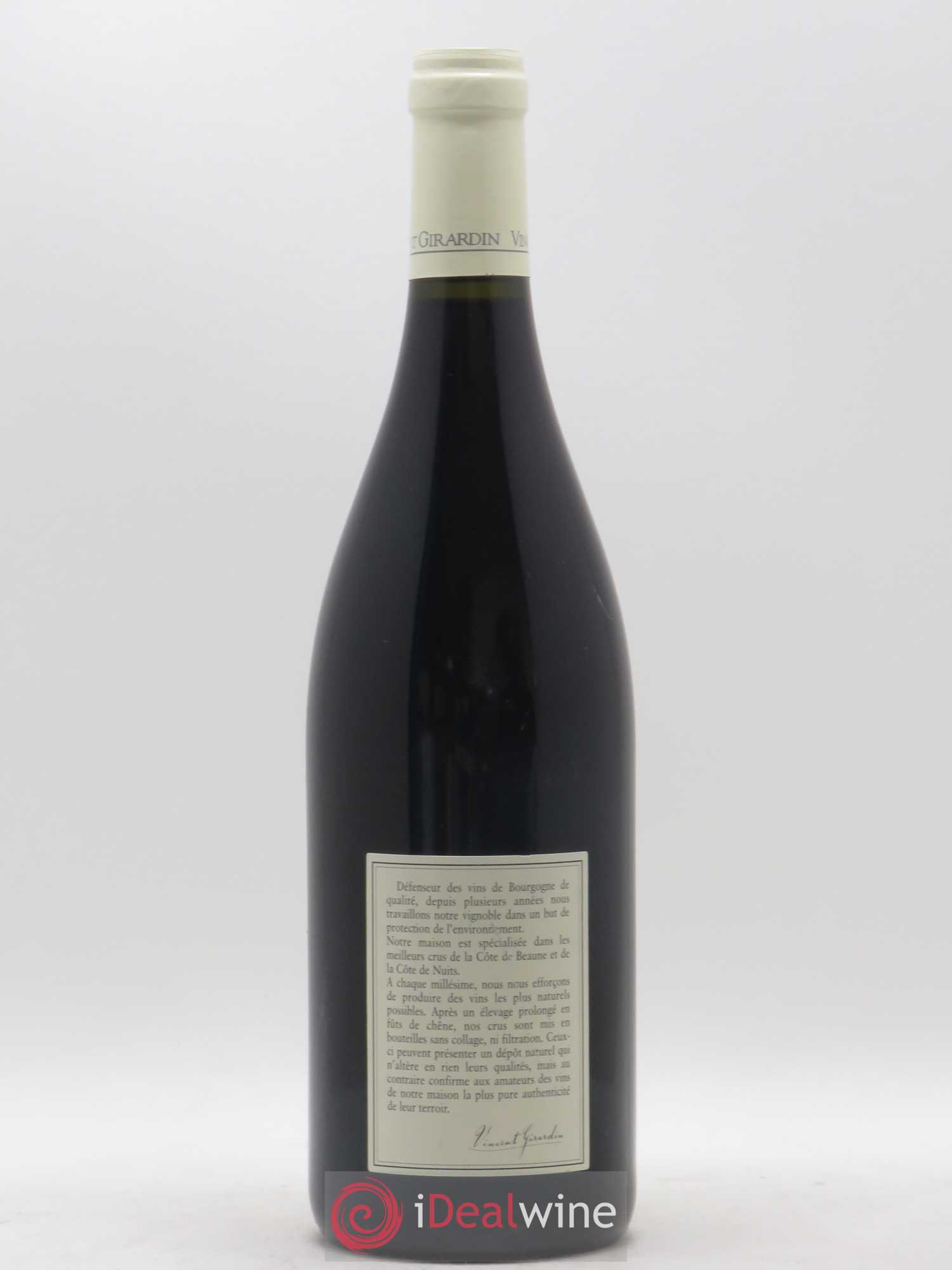 Echezeaux Grand Cru Vincent Girardin (Domaine) Vieilles Vignes 2002 - Lot de 1 bouteille - 1
