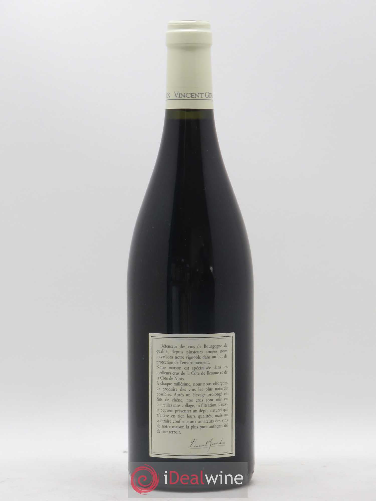 Echezeaux Grand Cru Vincent Girardin (Domaine) Vieilles Vignes 2002 - Lot de 1 bouteille - 1