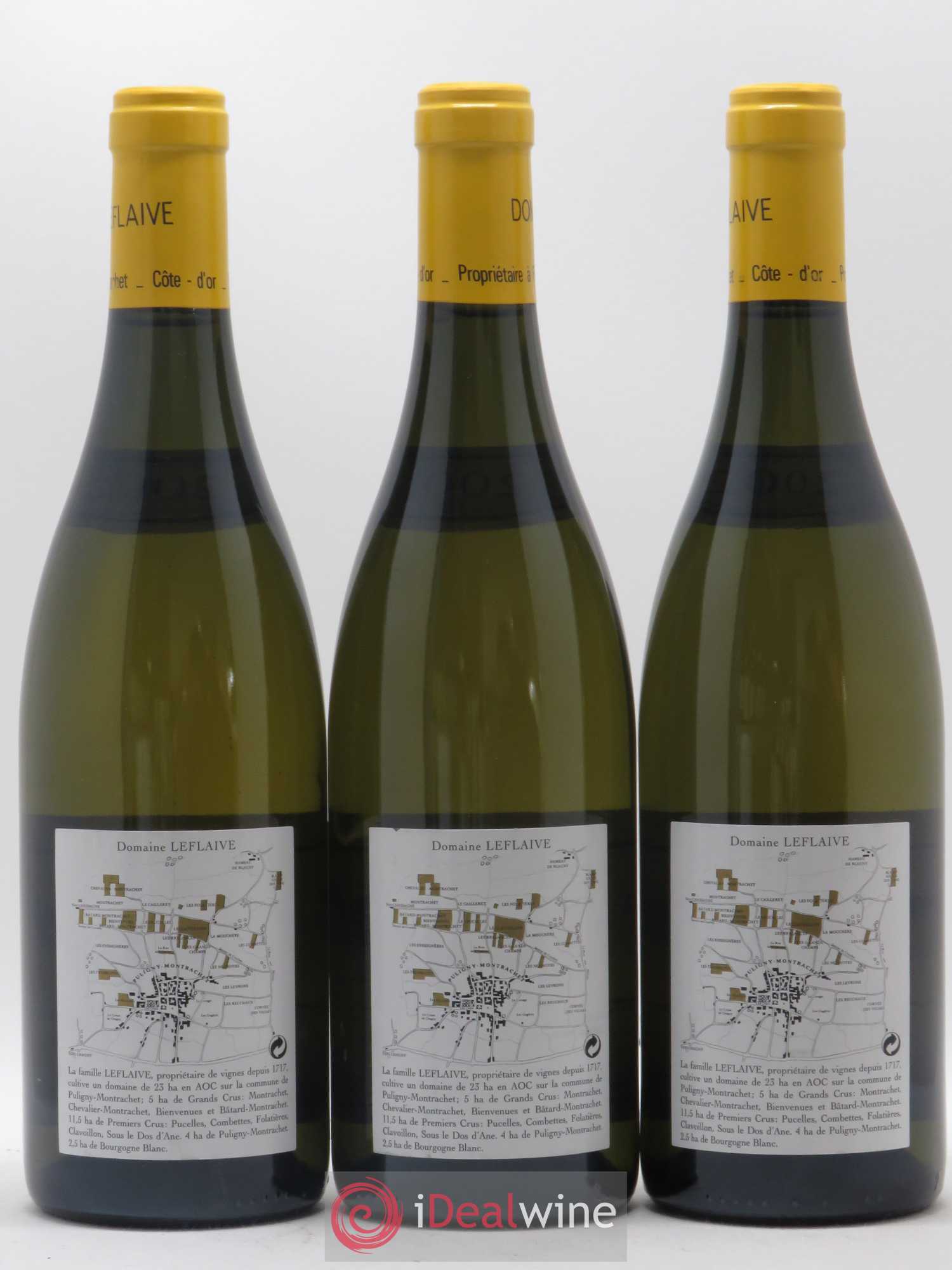 Puligny-Montrachet Olivier Leflaive 2002 - Lot de 3 bouteilles - 1