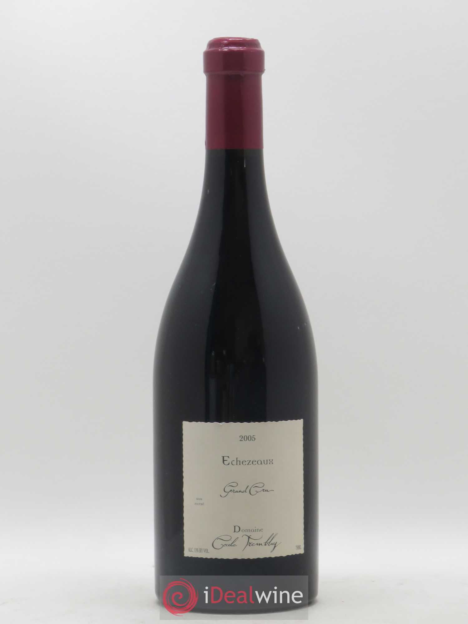 Echezeaux Grand Cru du dessus Cécile Tremblay 2005 - Lot de 1 bouteille - 0