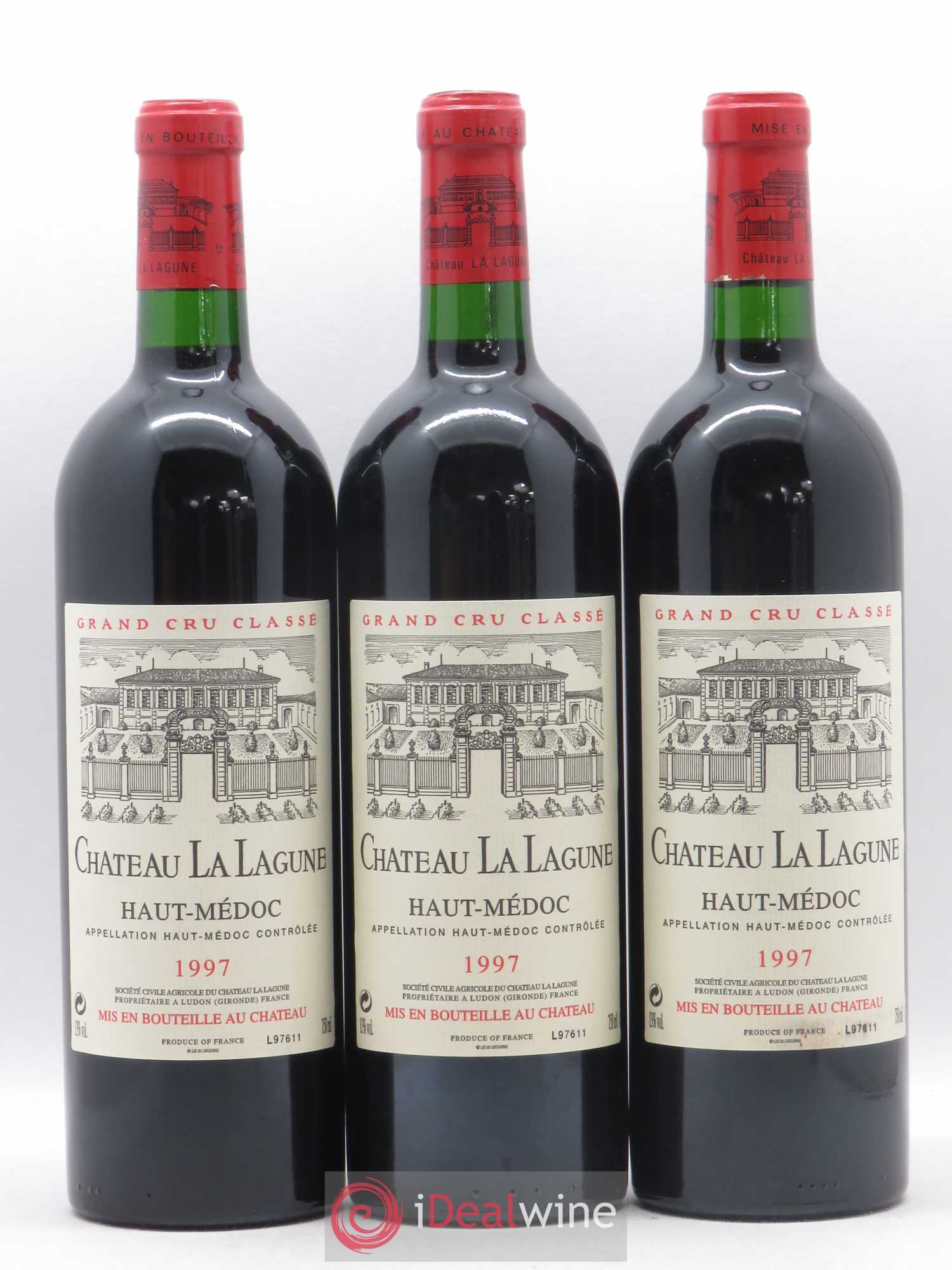 Château la Lagune 3ème Grand Cru Classé 1997 - Lot de 12 bouteilles - 1