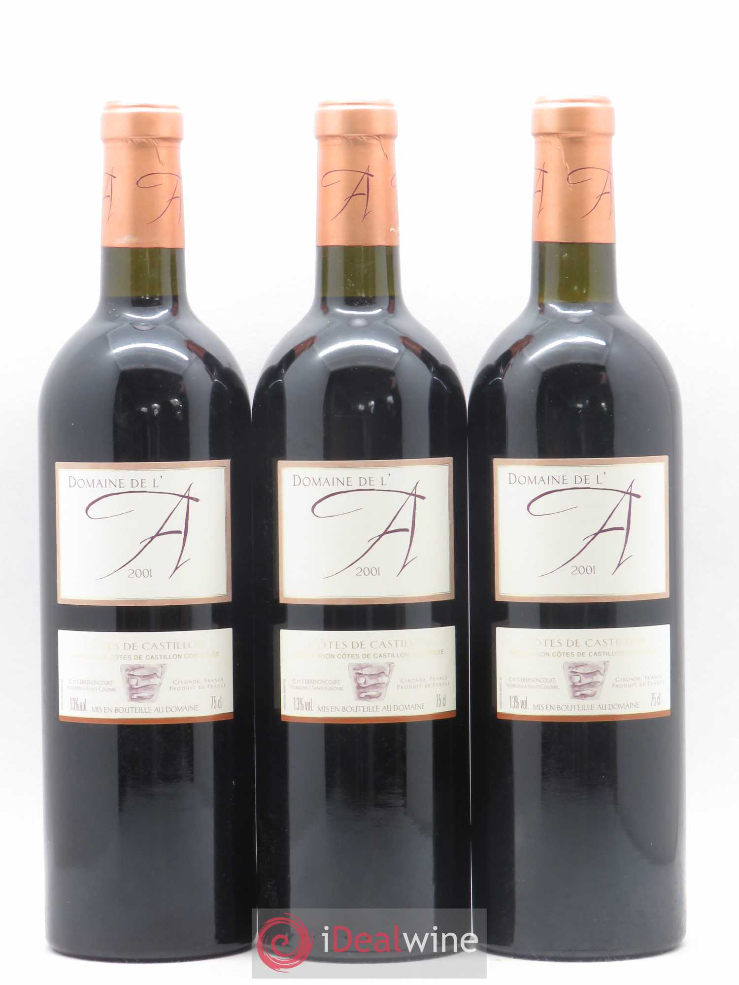 Domaine de l'A 2001 - Lot de 12 bouteilles - 3