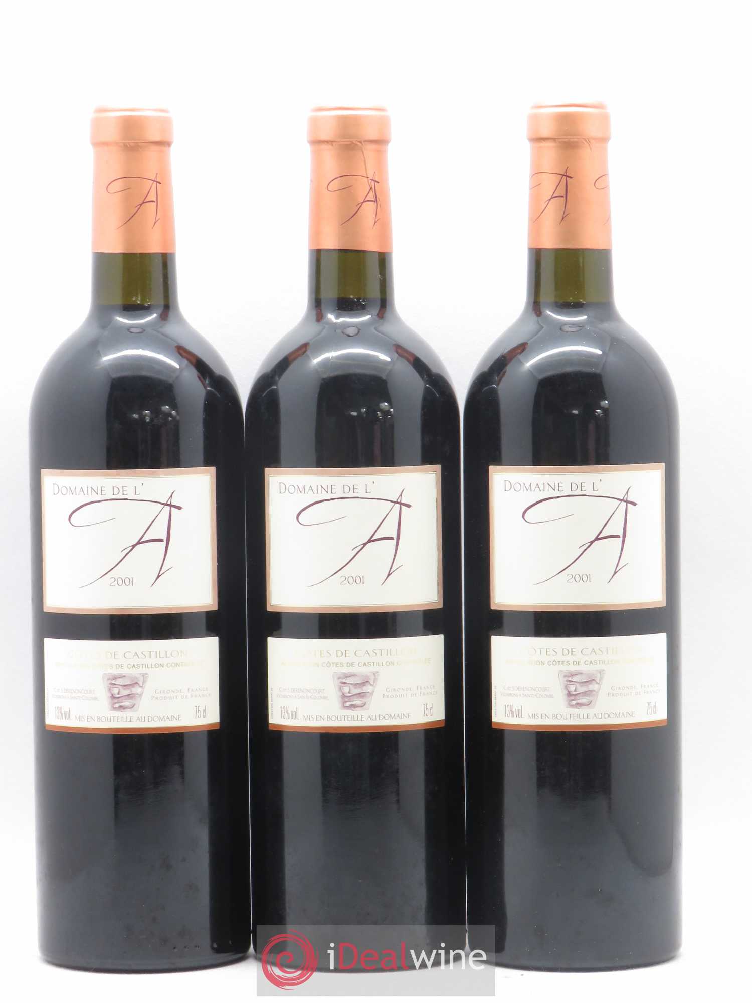 Domaine de l'A 2001 - Lot de 12 bouteilles - 4