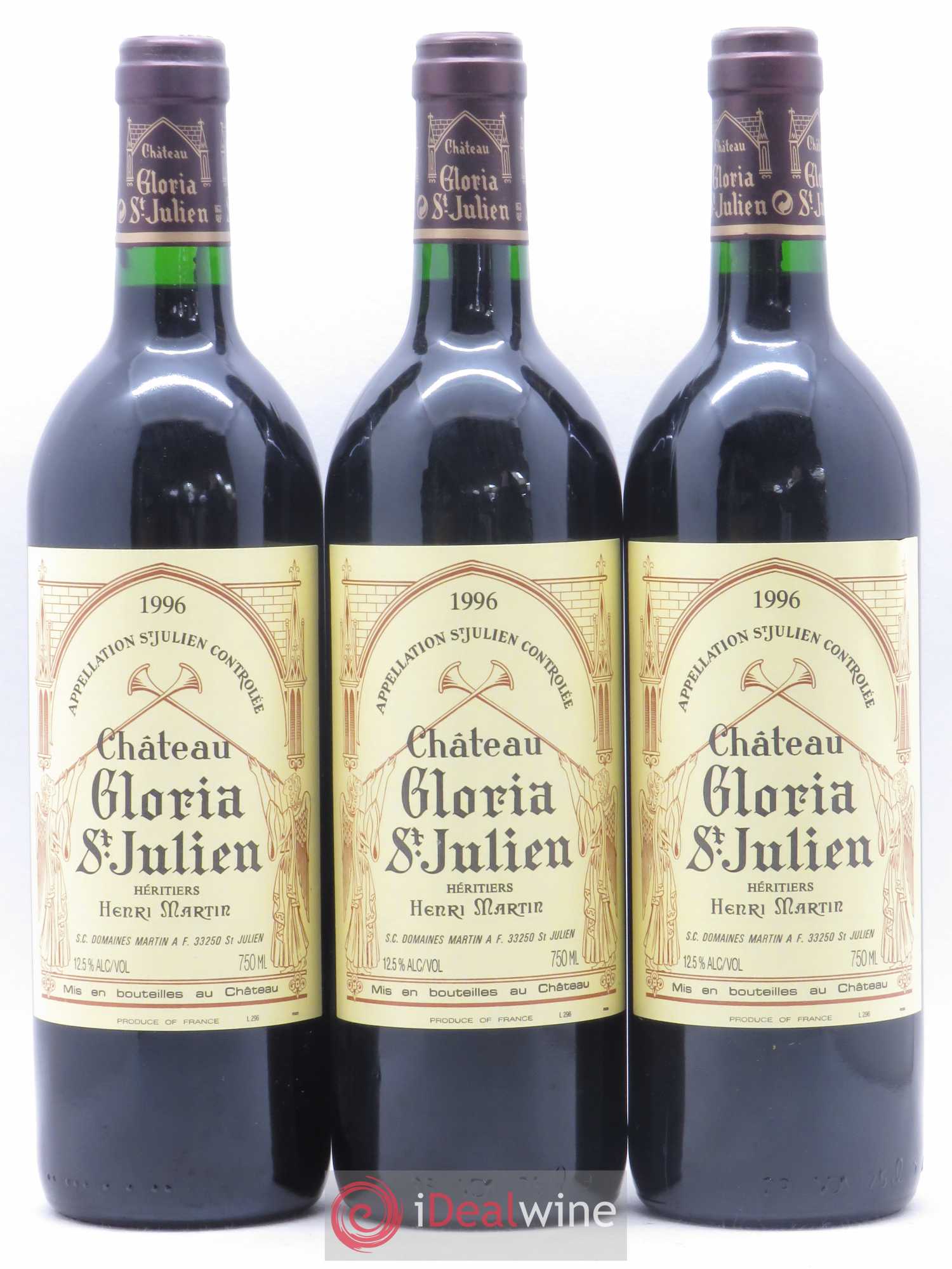 Château Gloria 1996 - Lot de 12 bouteilles - 2