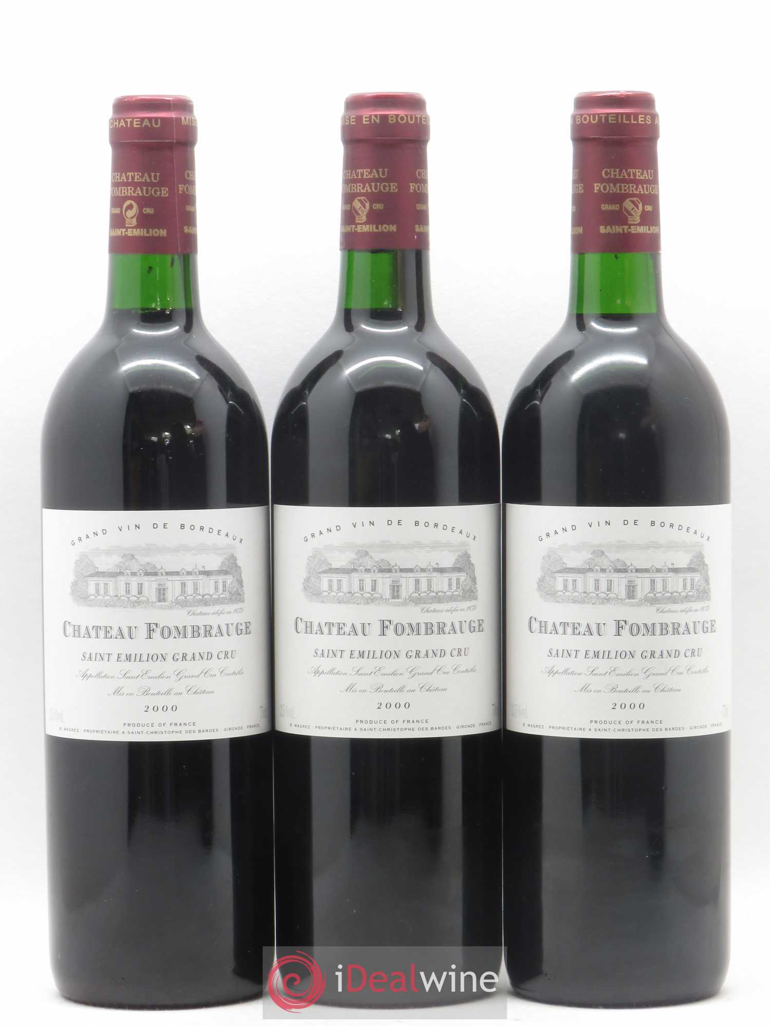 Château Fombrauge Grand Cru Classé 2000 - Lot de 12 bouteilles - 3