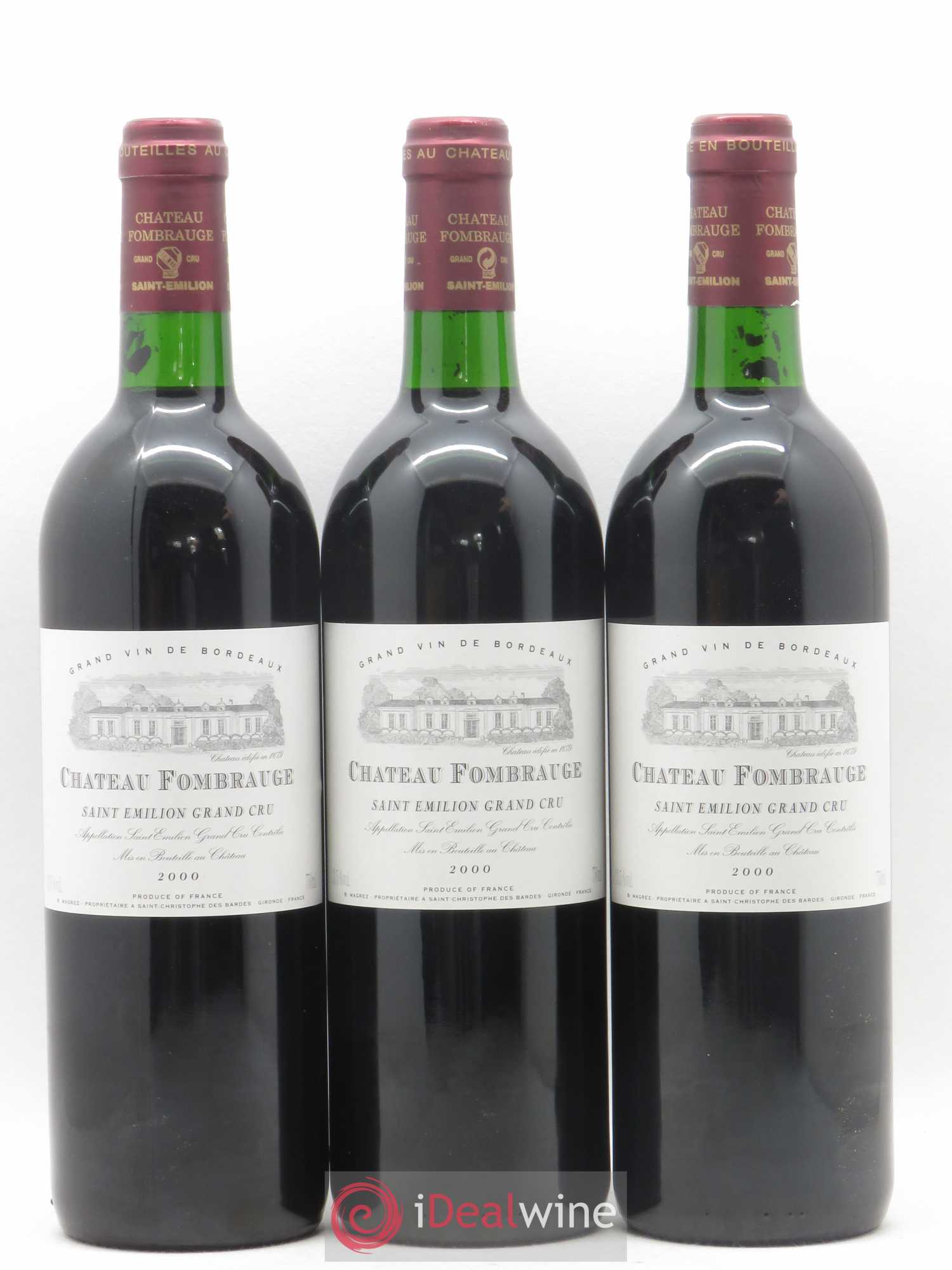 Château Fombrauge Grand Cru Classé 2000 - Lot de 12 bouteilles - 4
