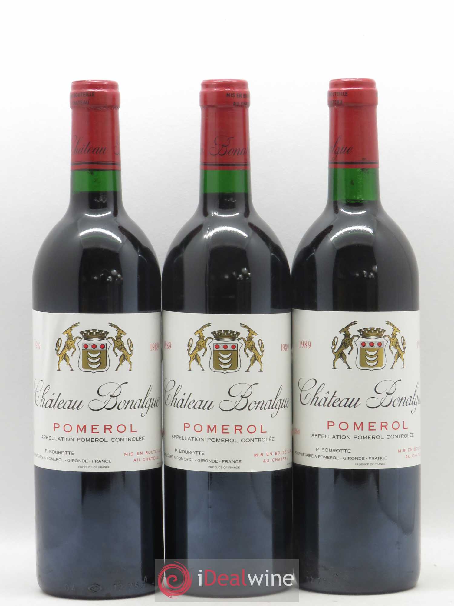 Château Bonalgue 1989 - Lot de 12 bouteilles - 1