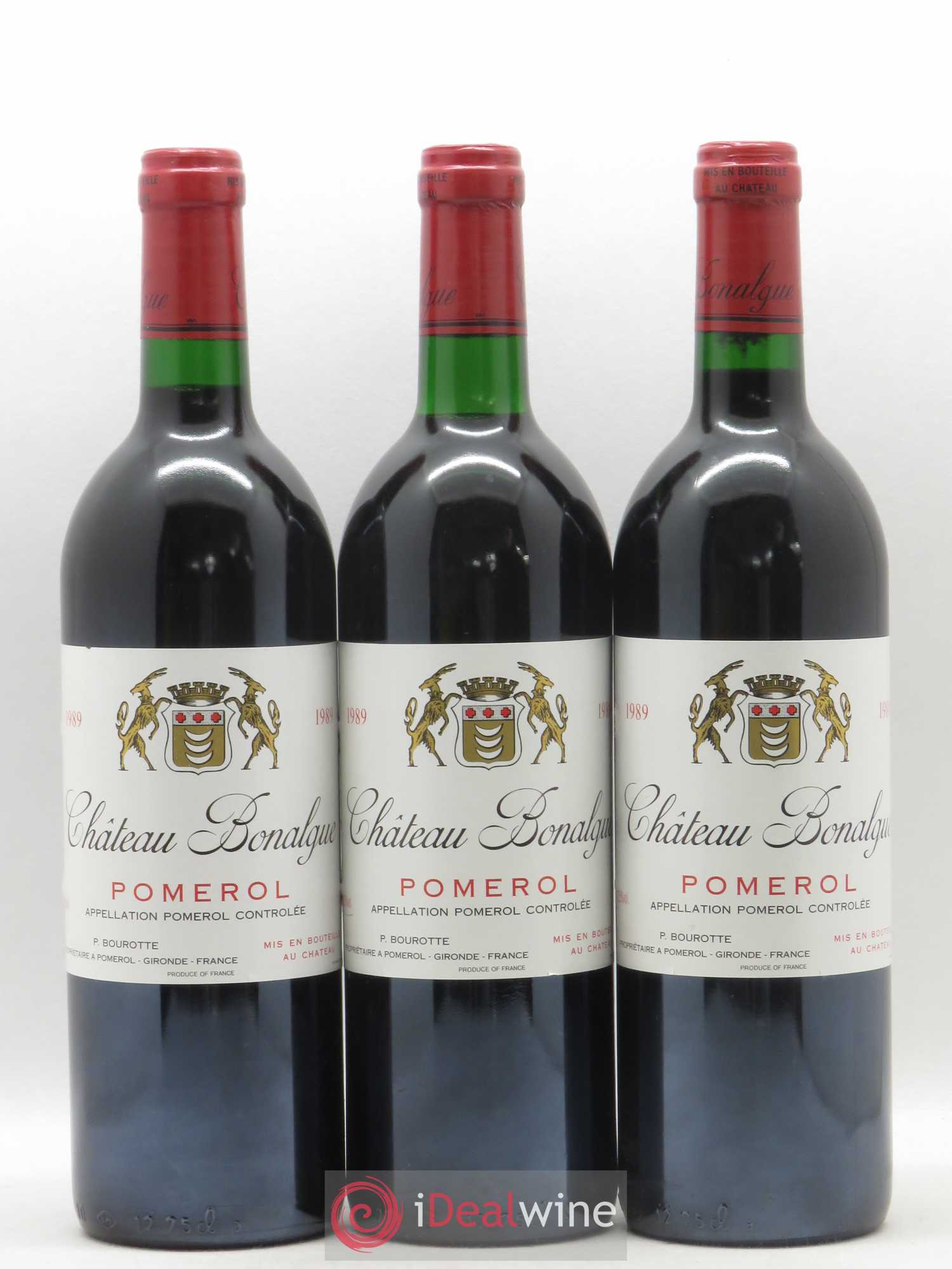 Château Bonalgue 1989 - Lot de 12 bouteilles - 3