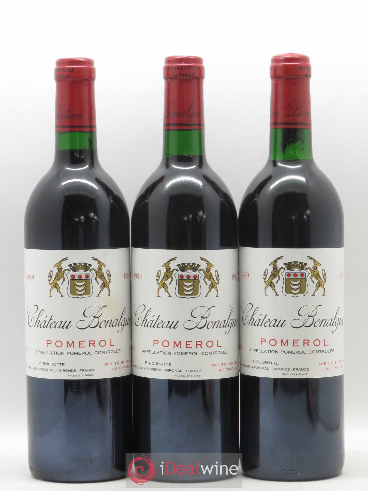 Château Bonalgue 1989 - Lot de 12 bouteilles - 4
