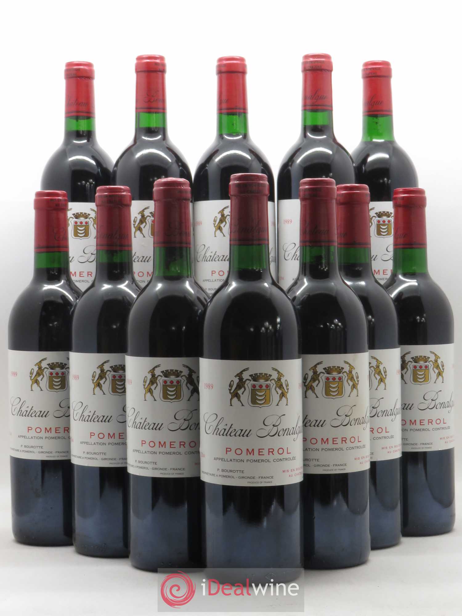 Château Bonalgue 1989 - Lot de 12 bouteilles - 0