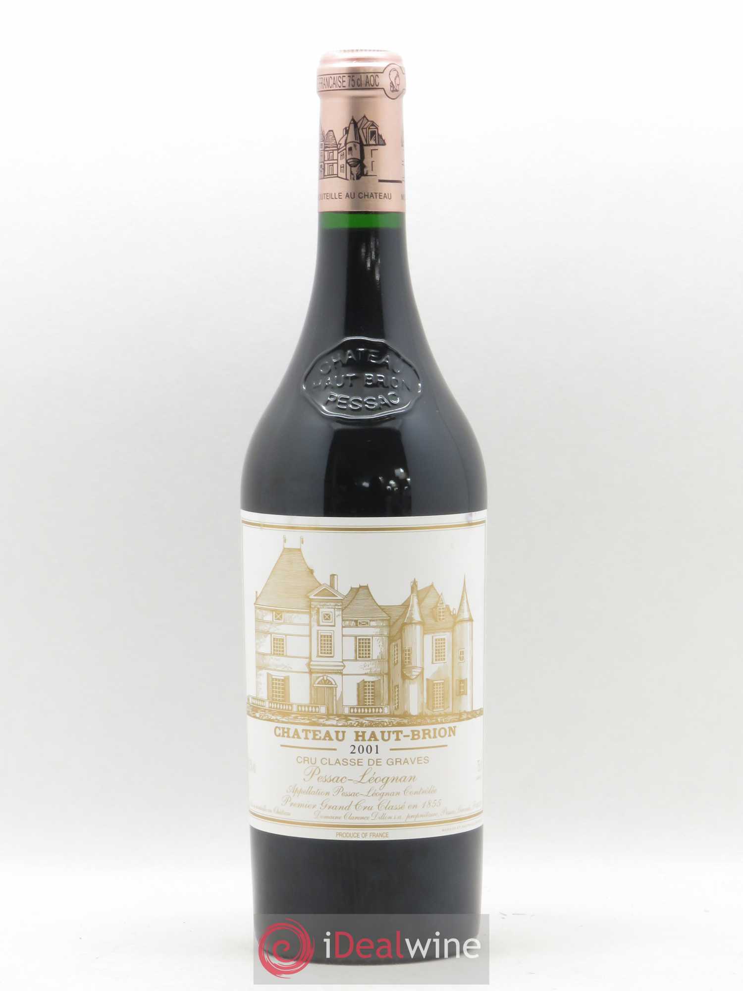 Château Haut Brion 1er Grand Cru Classé 2001 - Lot de 1 bouteille - 0
