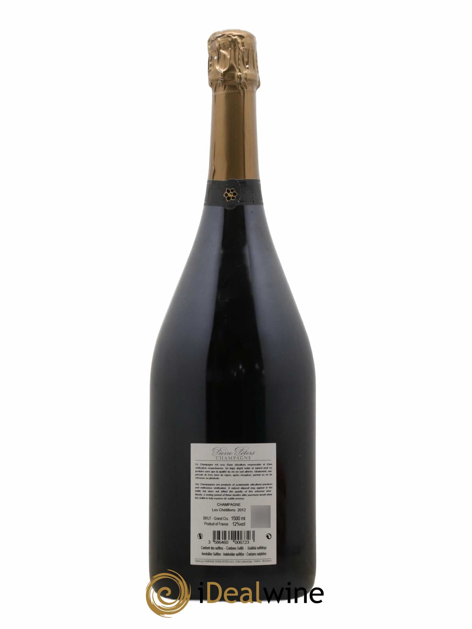 Cuvée Spéciale les Chétillons Blanc de Blancs Brut Pierre Péters 2012 - Lot de 1 magnum - 1