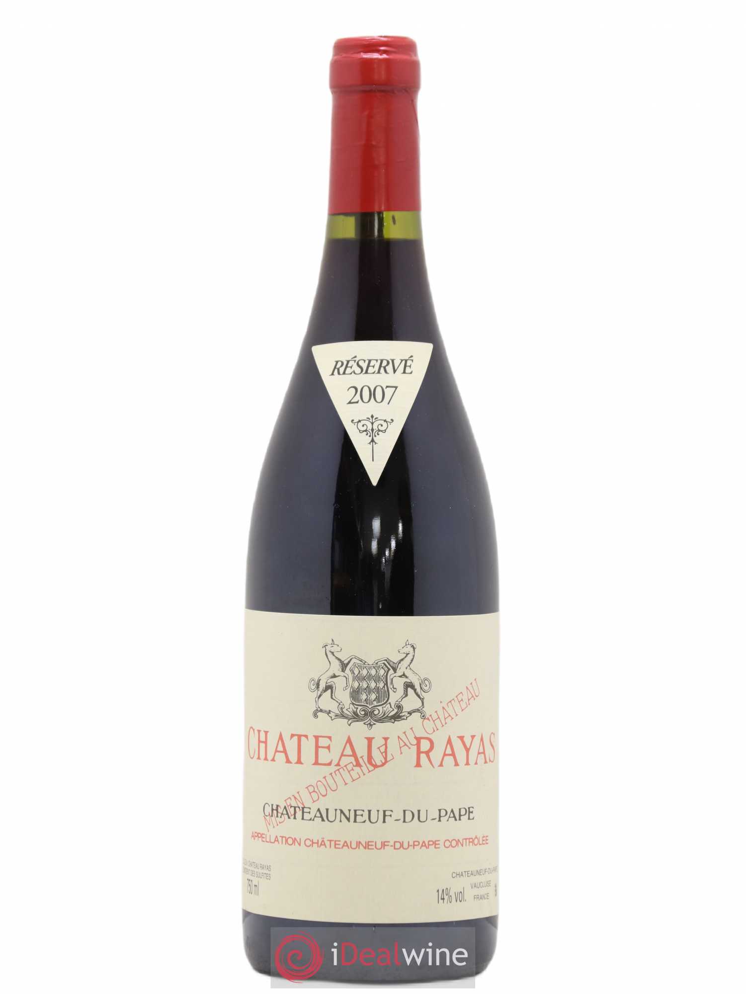 Châteauneuf-du-Pape Château Rayas Emmanuel Reynaud 2007 - Lot de 1 bouteille - 0