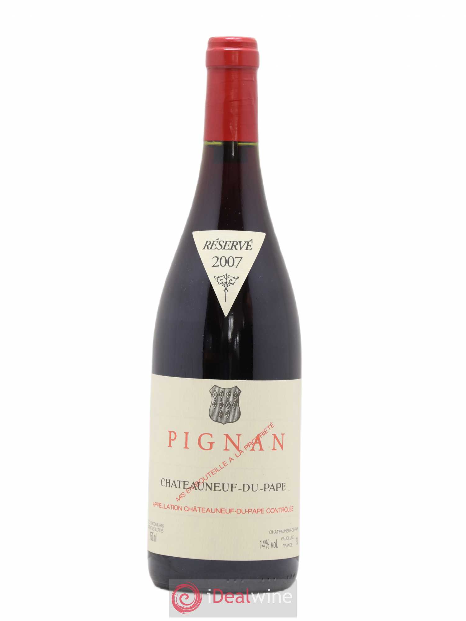Châteauneuf-du-Pape Domaine de Pignan 2007 - Lot de 1 bouteille - 0